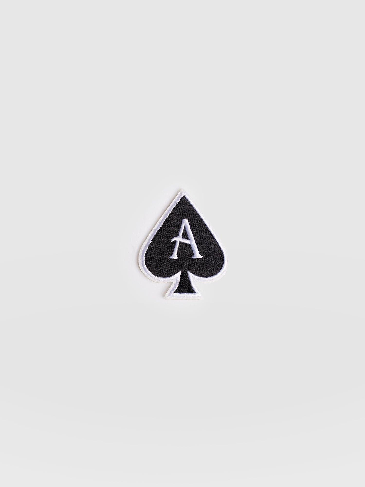Ace Sticker Badge - Black