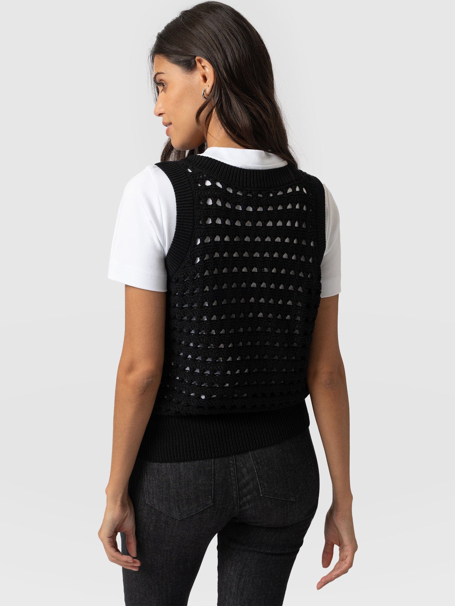 Adler Sleeveless Knit - Black - Image 6