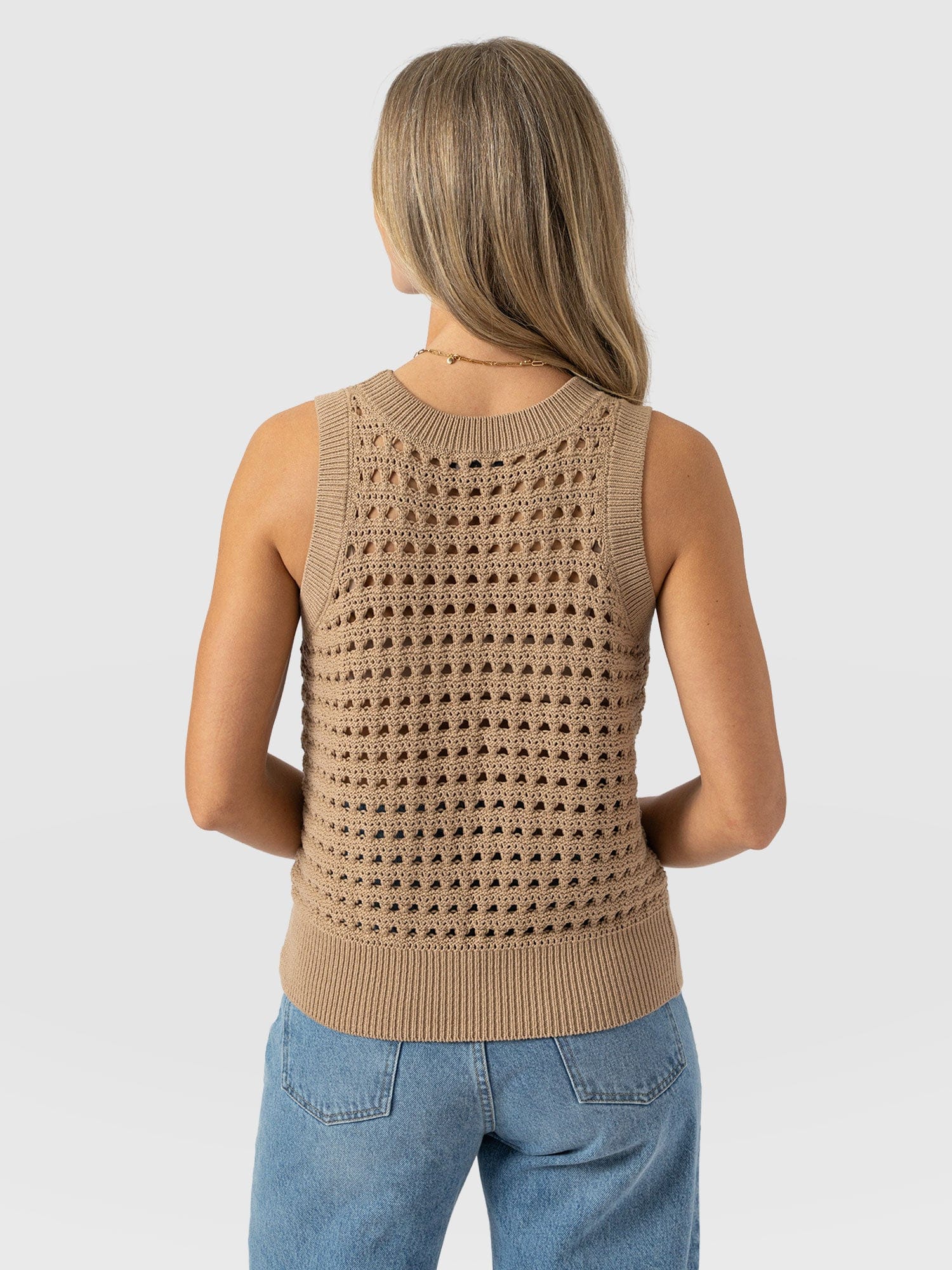 Adler Sleeveless Knit - Camel - Image 6