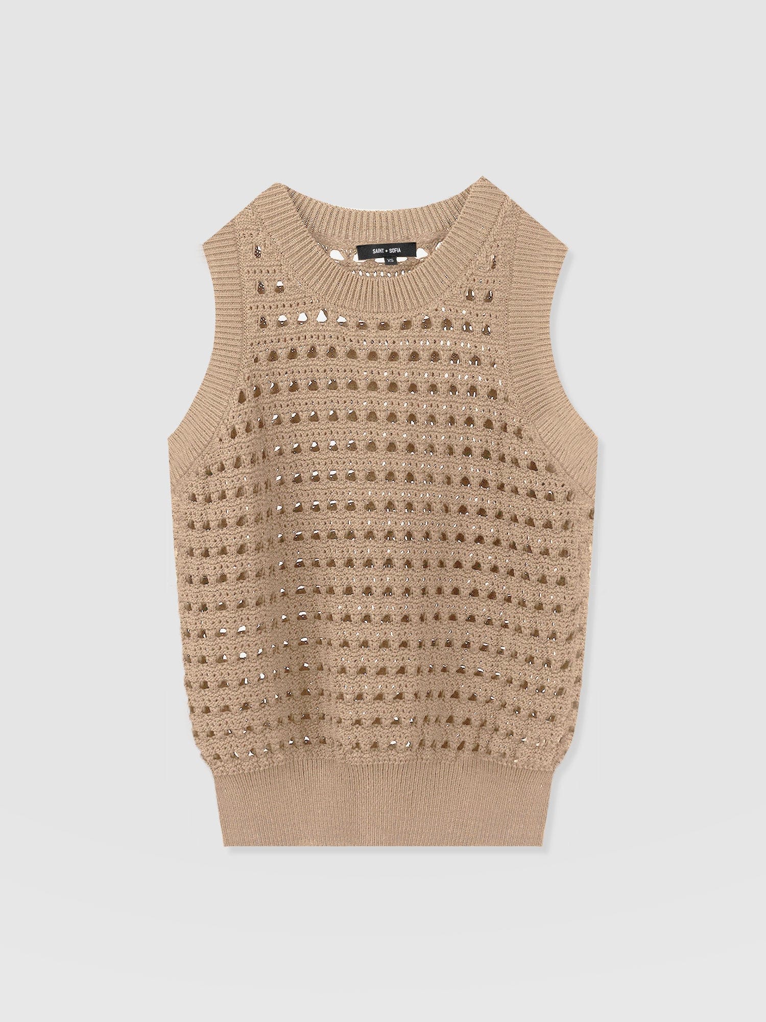Adler Sleeveless Knit - Camel - Image 7