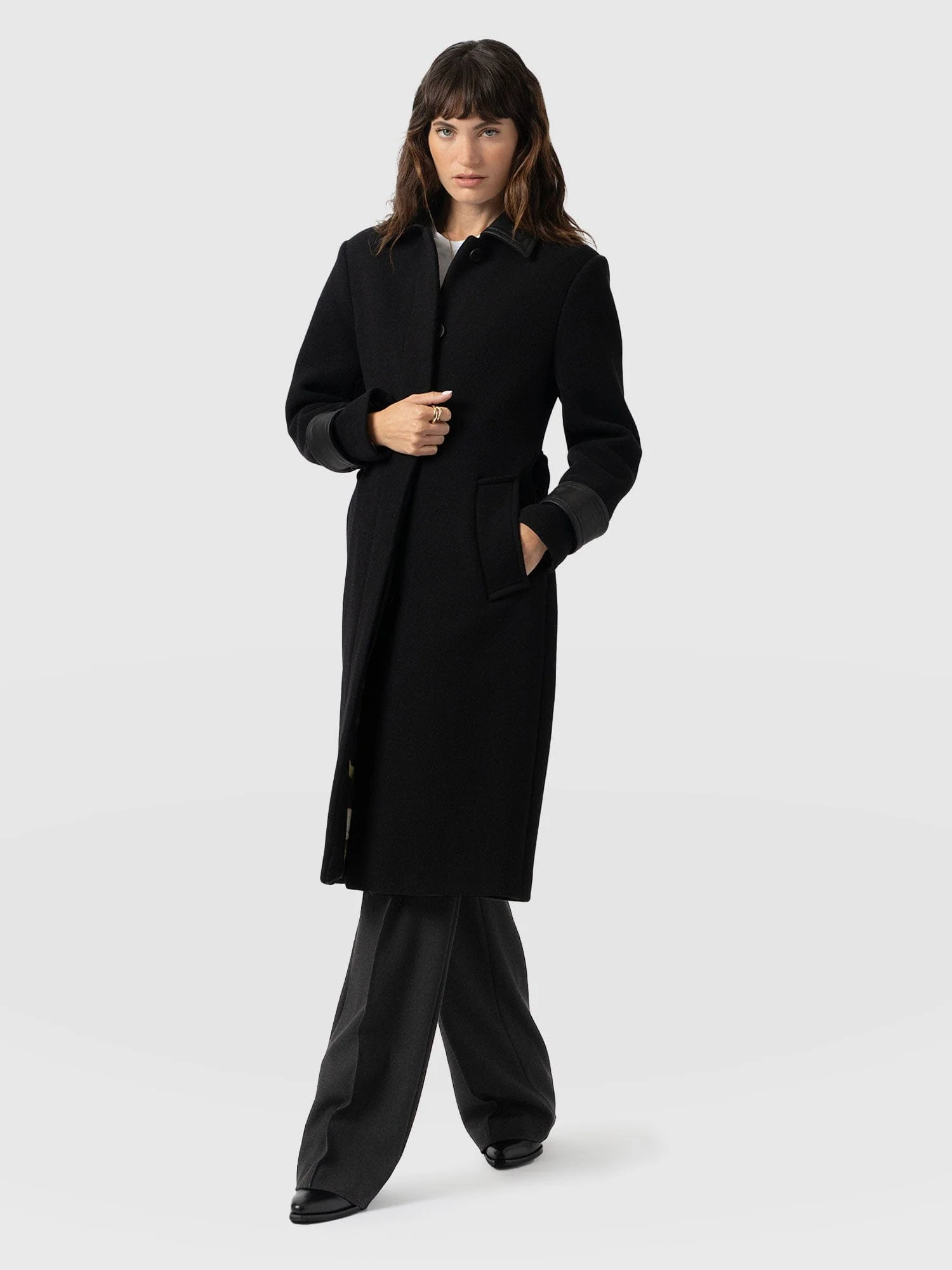 Allegra Coat - Black - Image 2