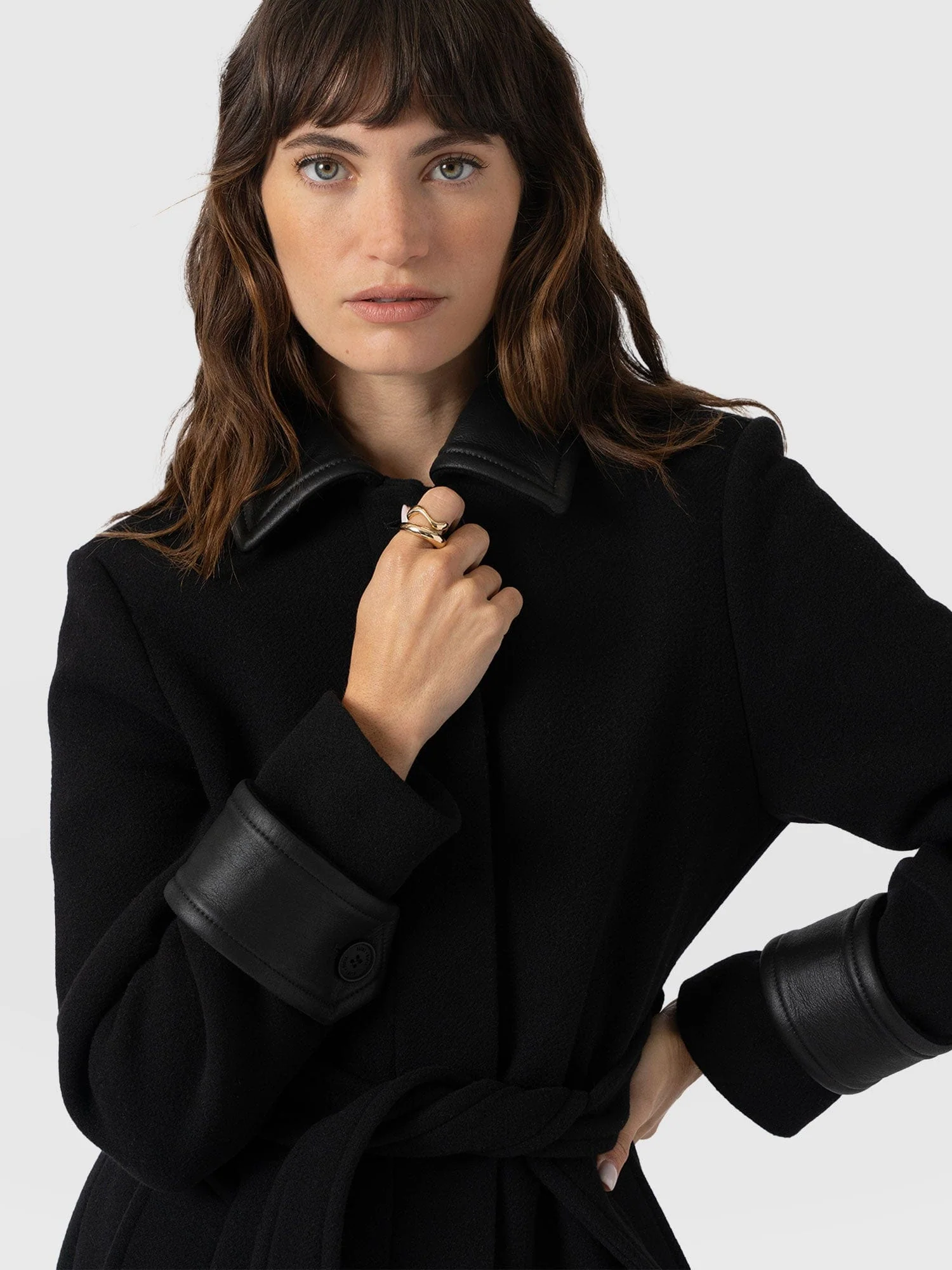 Allegra Coat - Black - Image 3