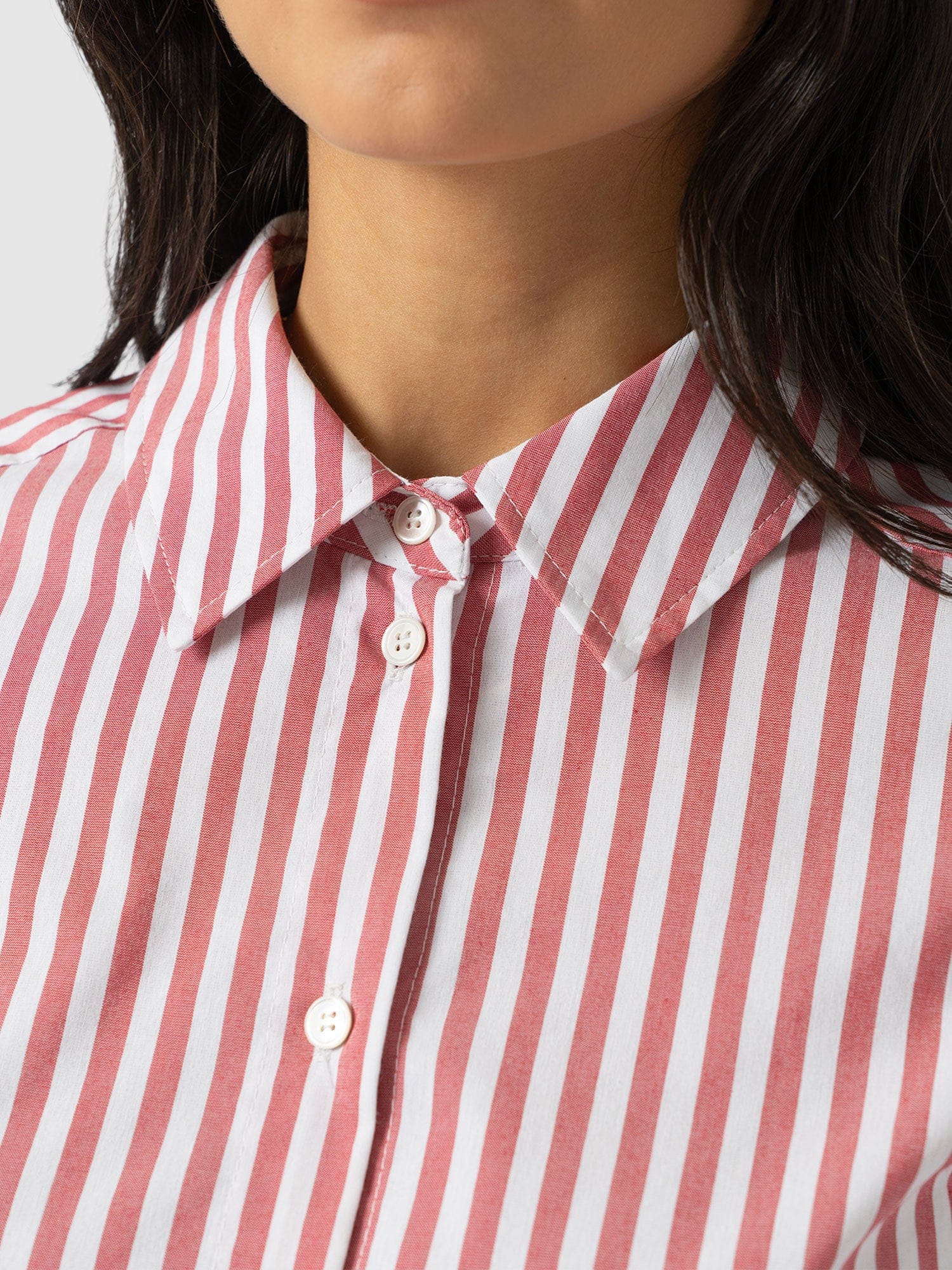 Anneliese Shirt - Red Stripe - Image 4