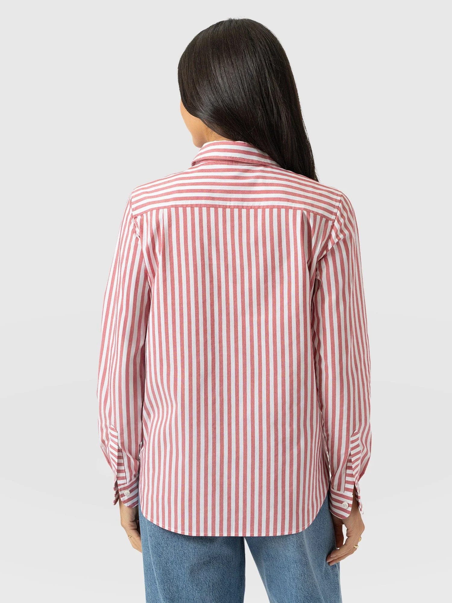 Anneliese Shirt - Red Stripe - Image 6