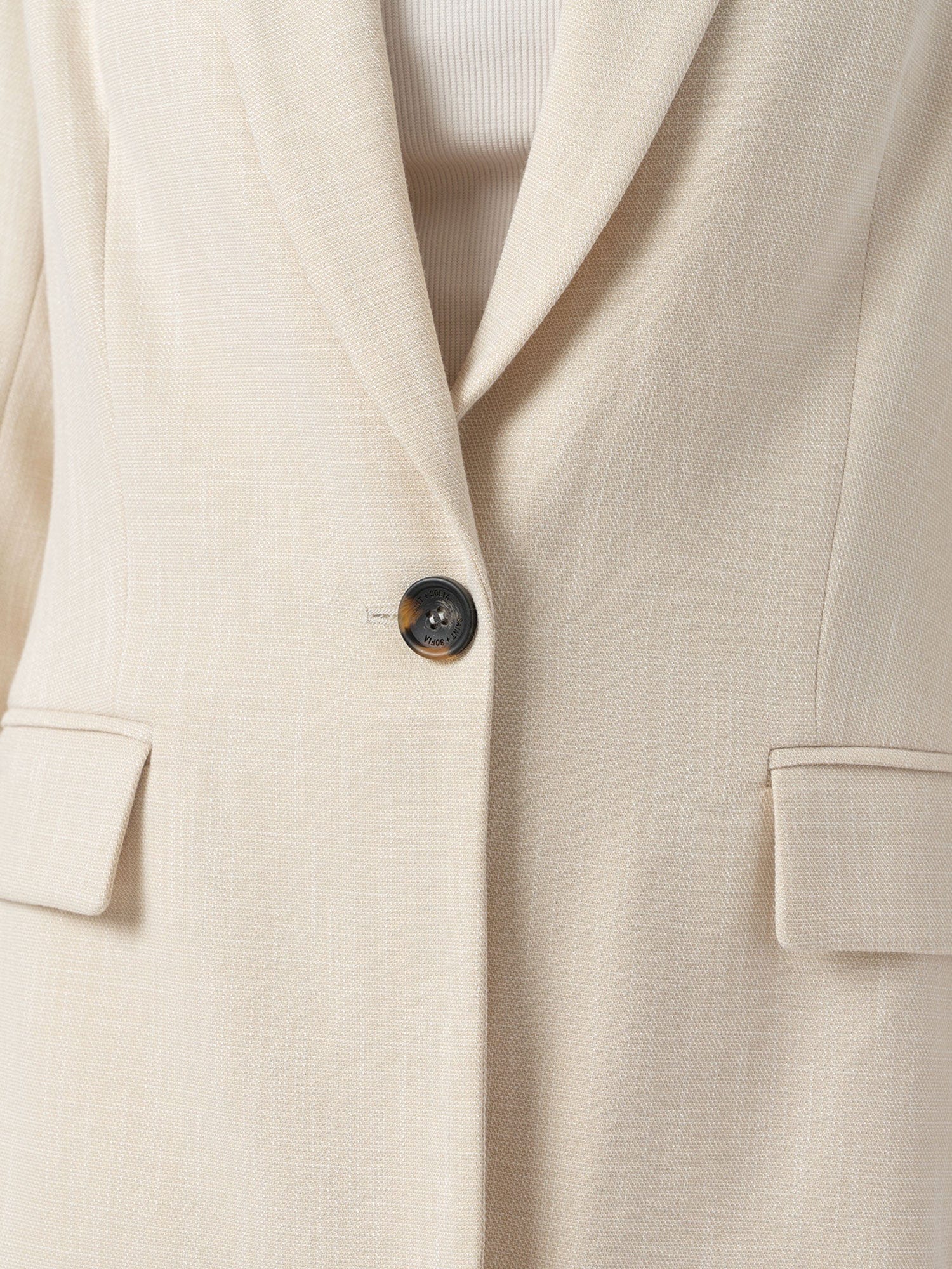 Argent Blazer - Cream - Image 4