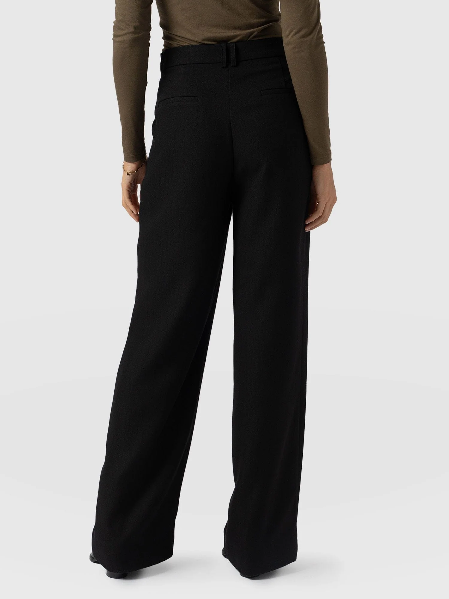 Argent Wide Leg Pant - Black - Image 6
