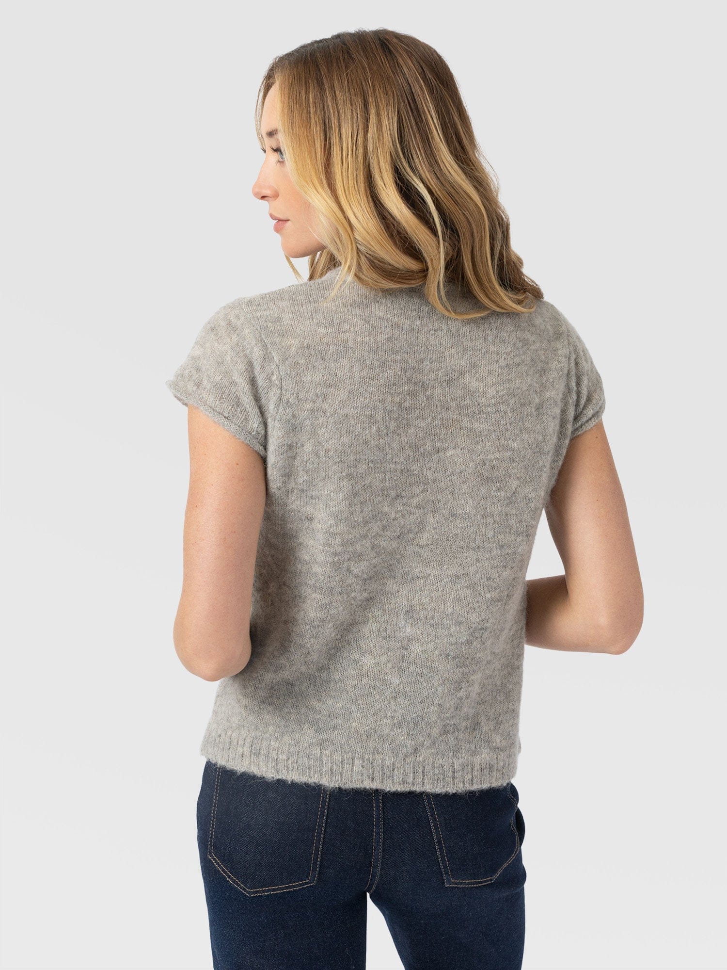 Ariella Baby Tee - Grey - Image 6