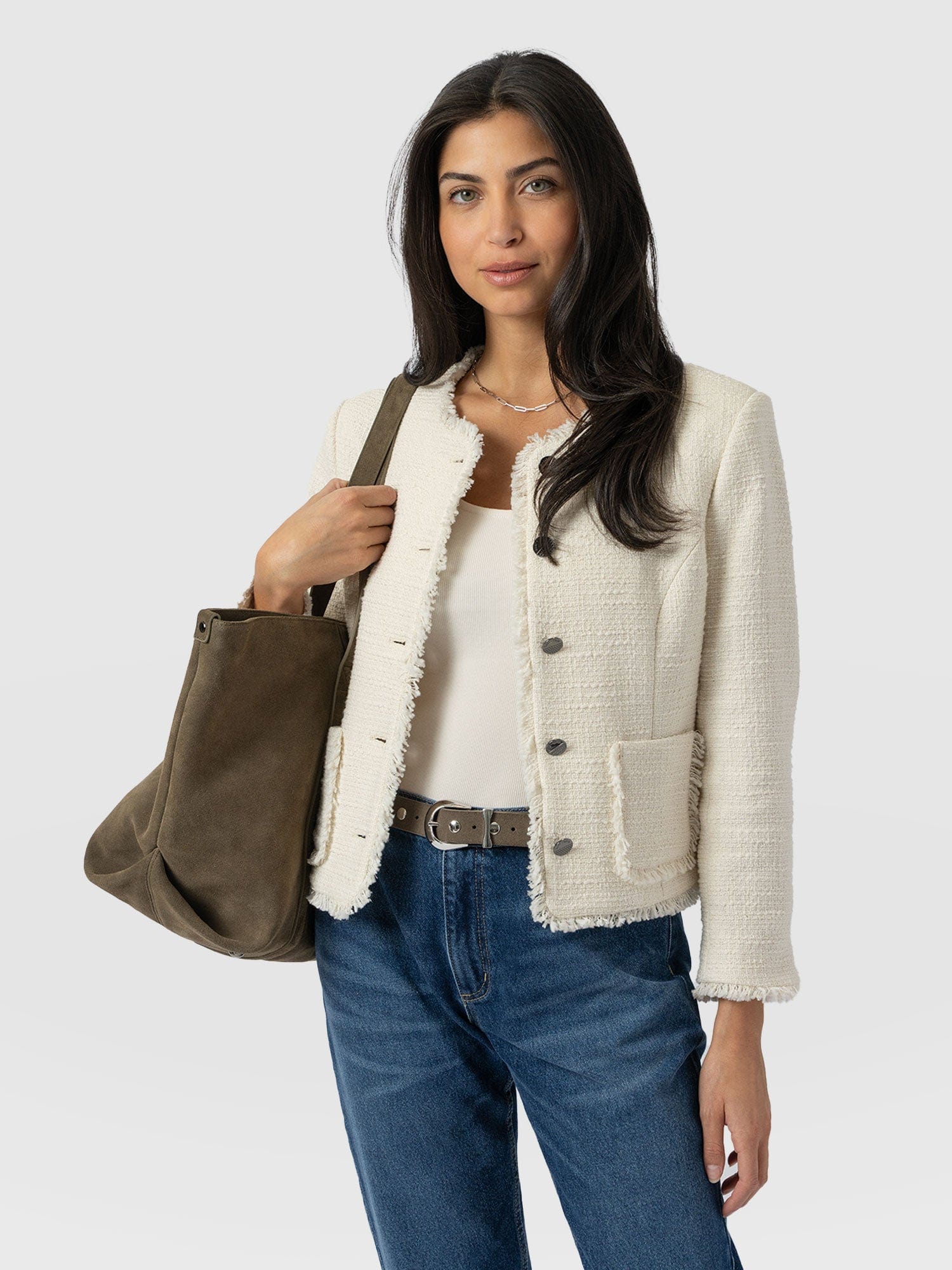 Ashby Jacket - Cream - Image 2
