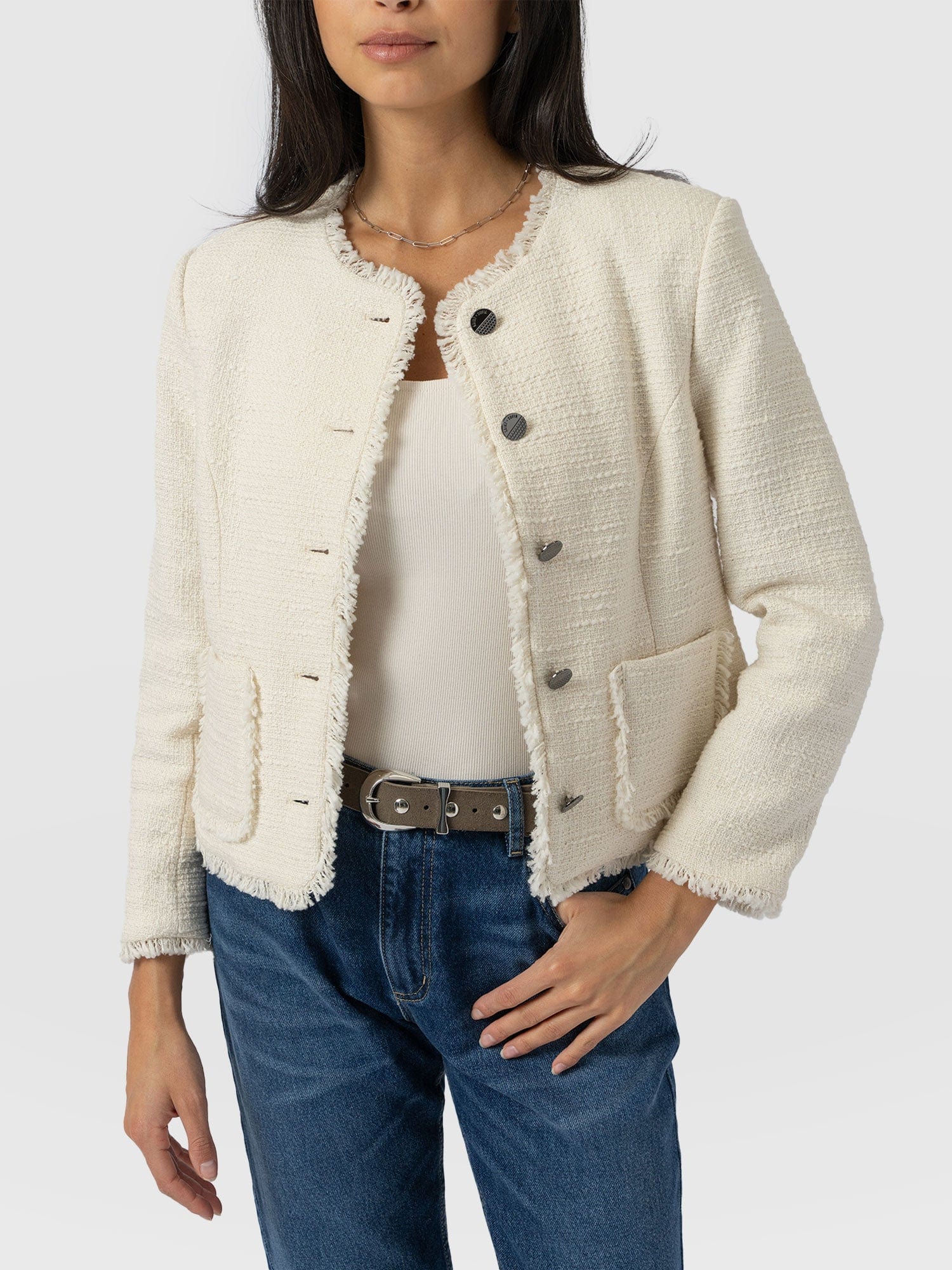 Ashby Jacket - Cream - Image 3