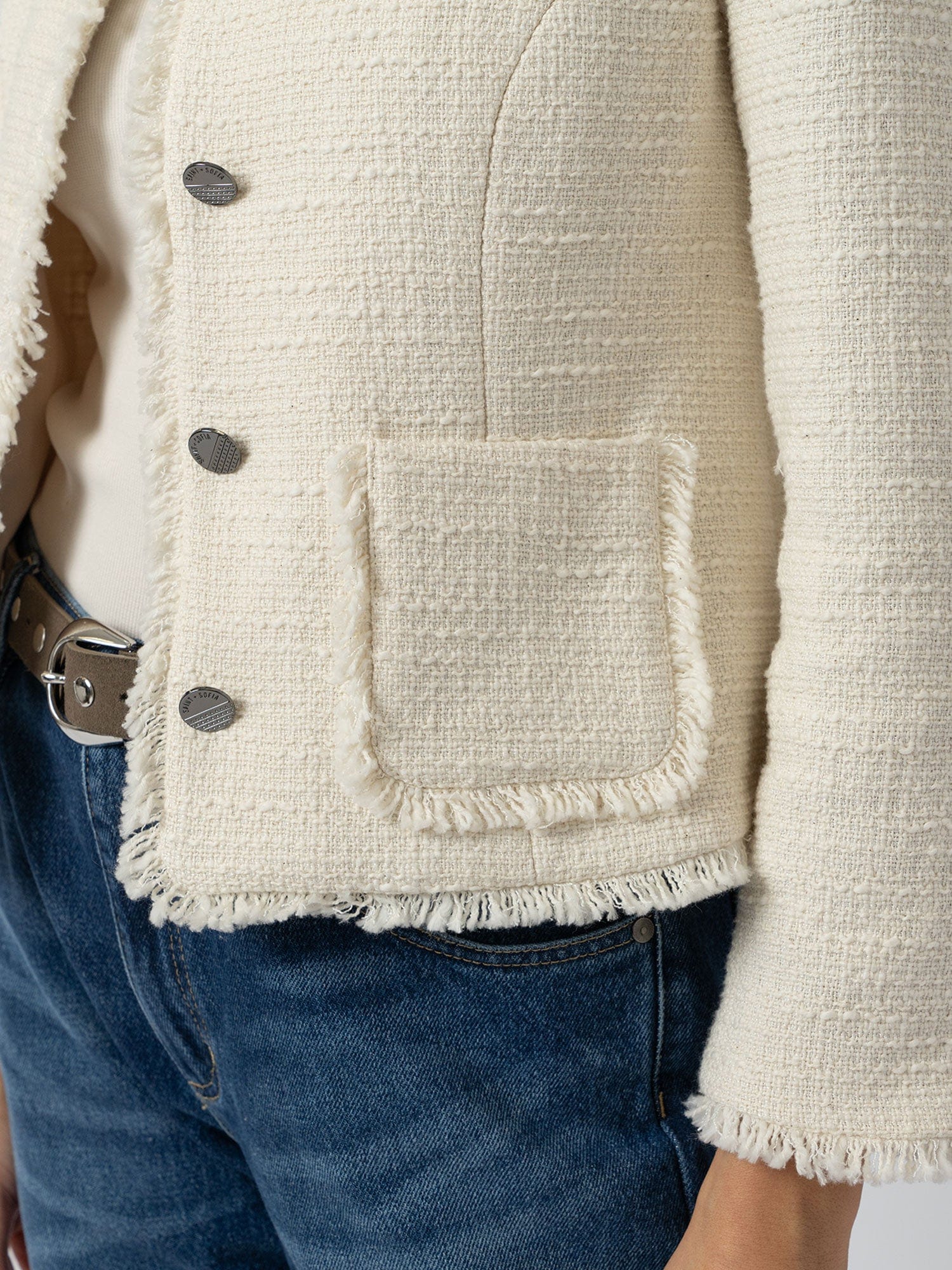 Ashby Jacket - Cream - Image 6