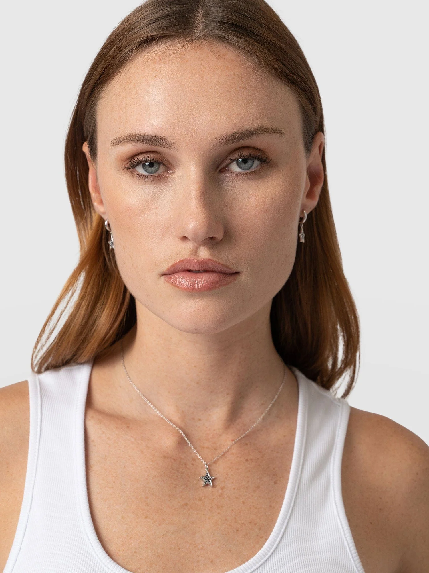 Astral Star Necklace - Silver/Black - Image 3