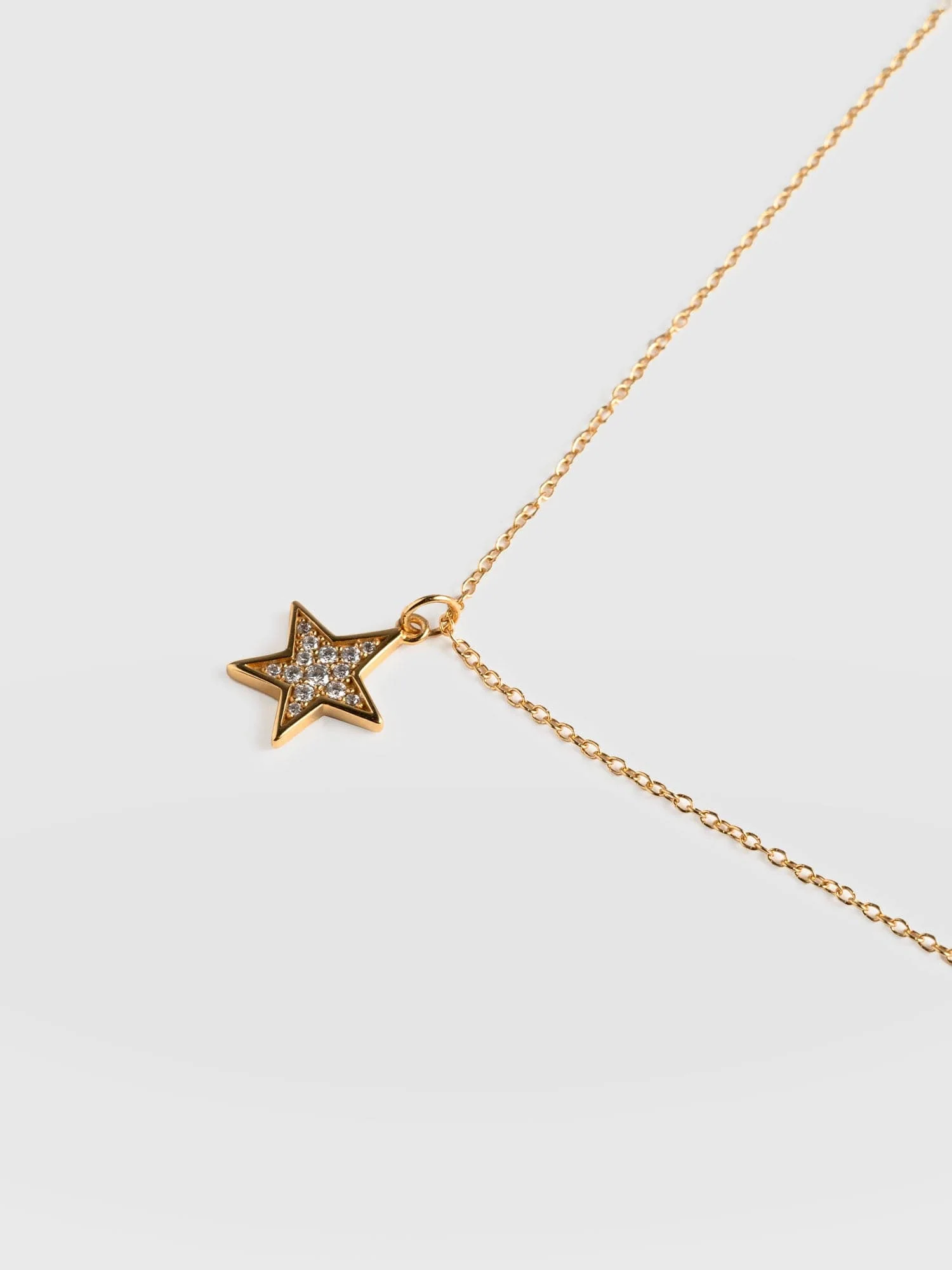 Astral Star Necklace - Gold - Image 2