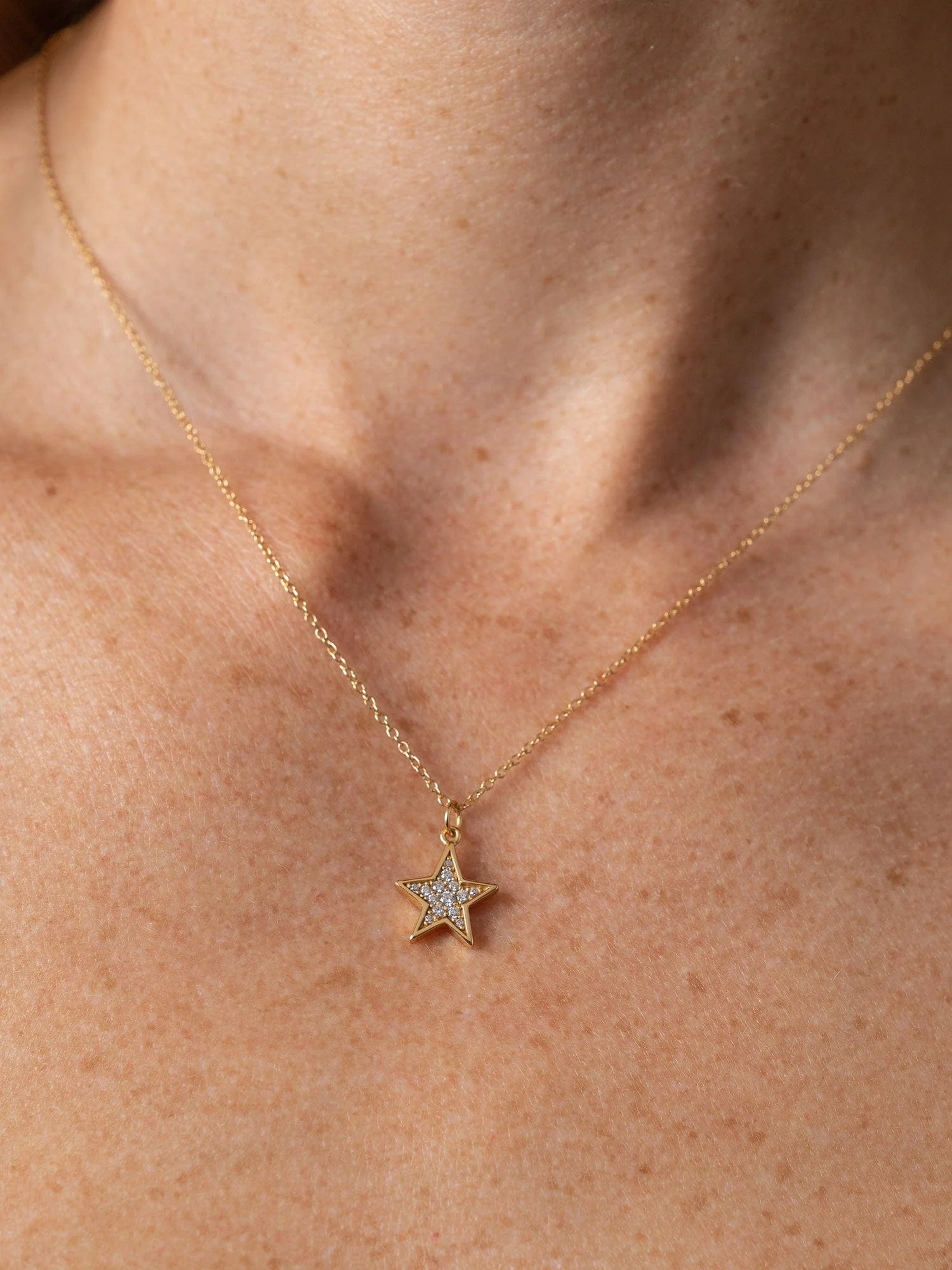Astral Star Necklace - Gold - Image 4