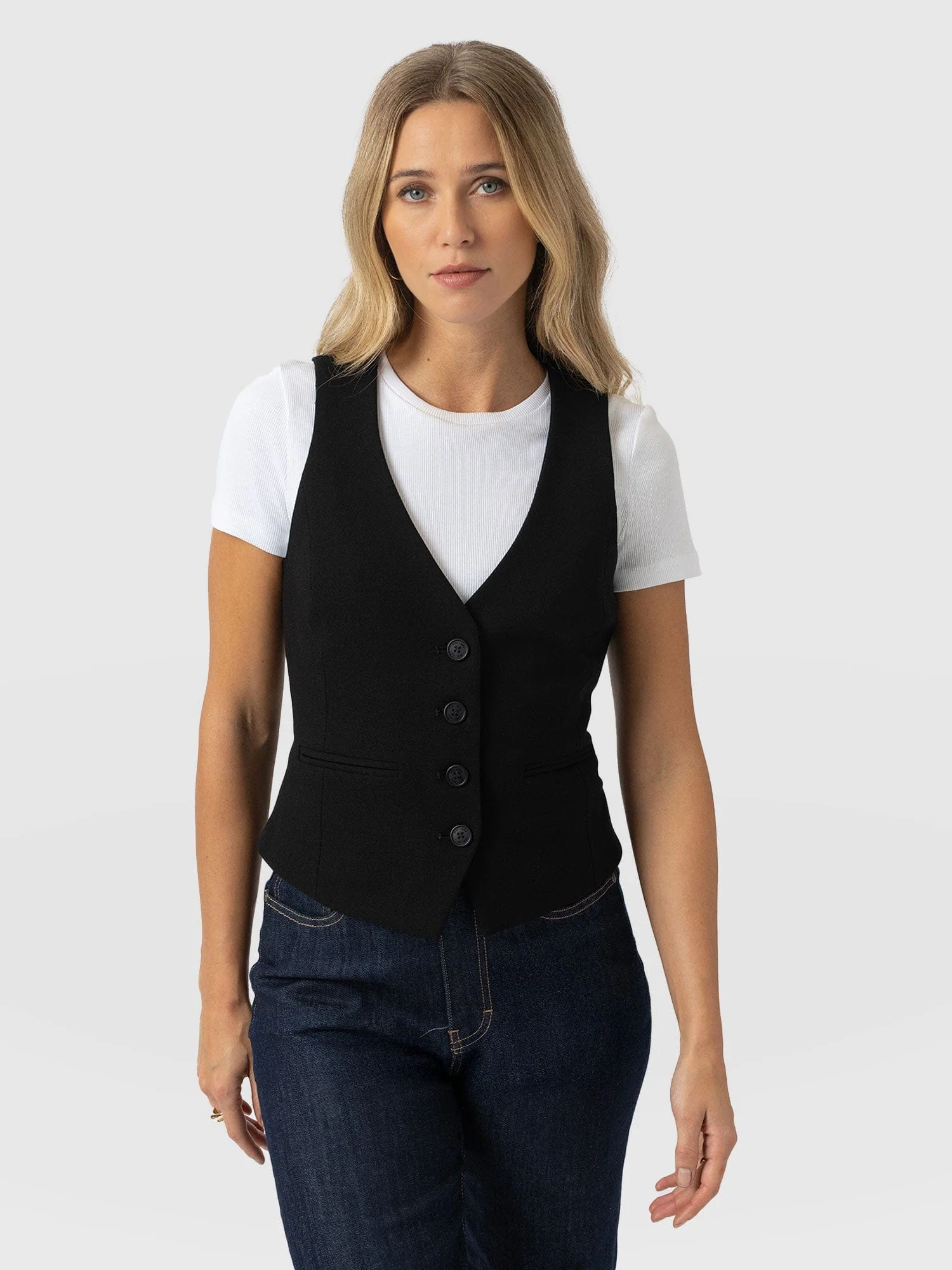 Astrid Waistcoat - Black - Image 2