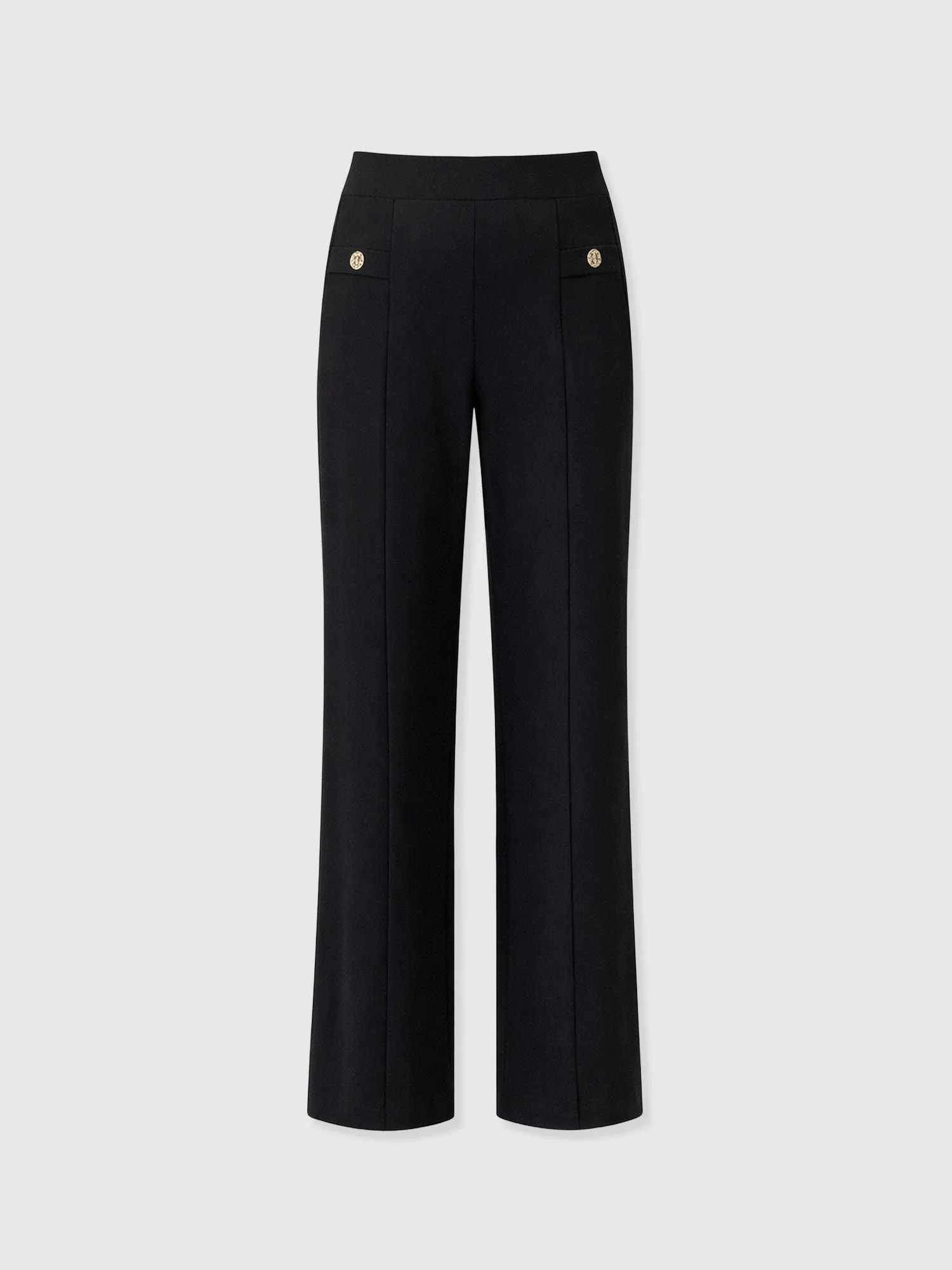Averie Wide Leg Pant - Black - Image 7