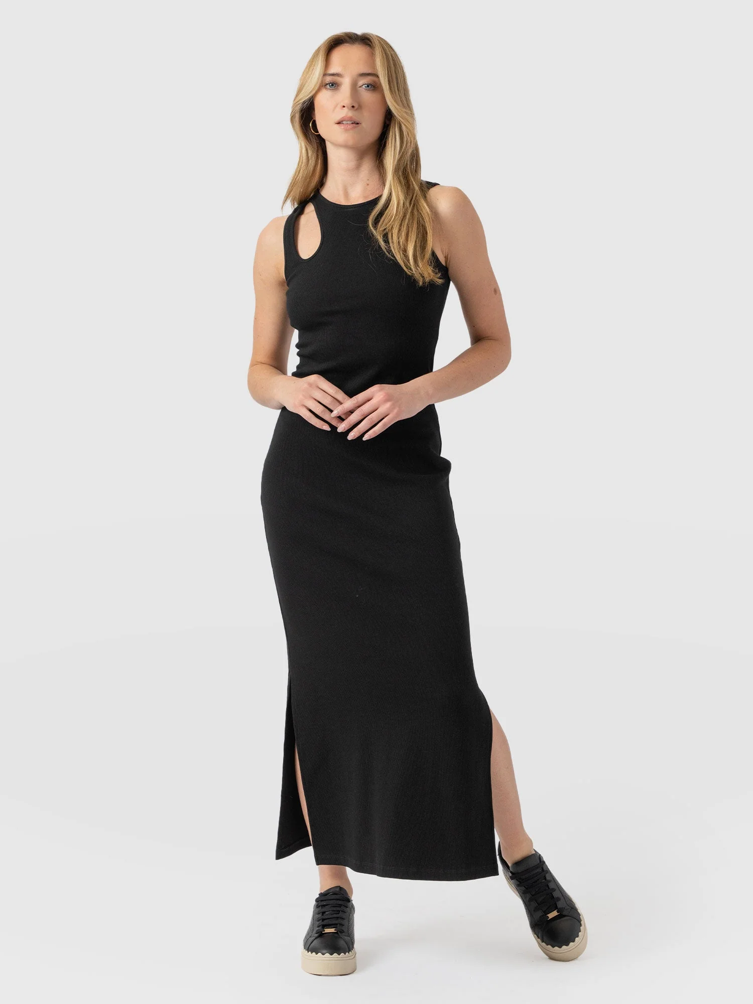 Axel Cut Out Dress - Black - Image 3