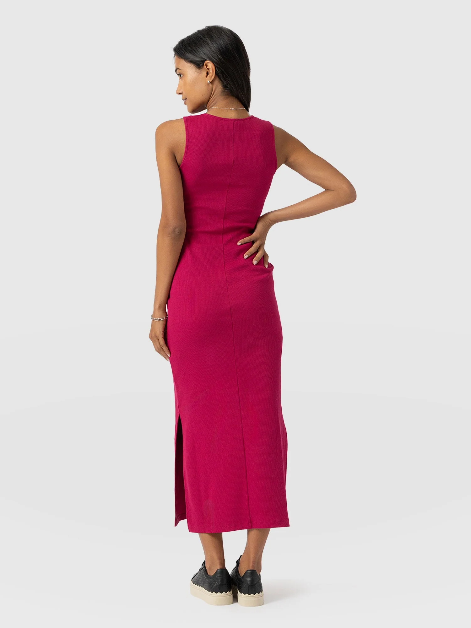 Axel Cut Out Dress - Fuchsia Pink - Image 6