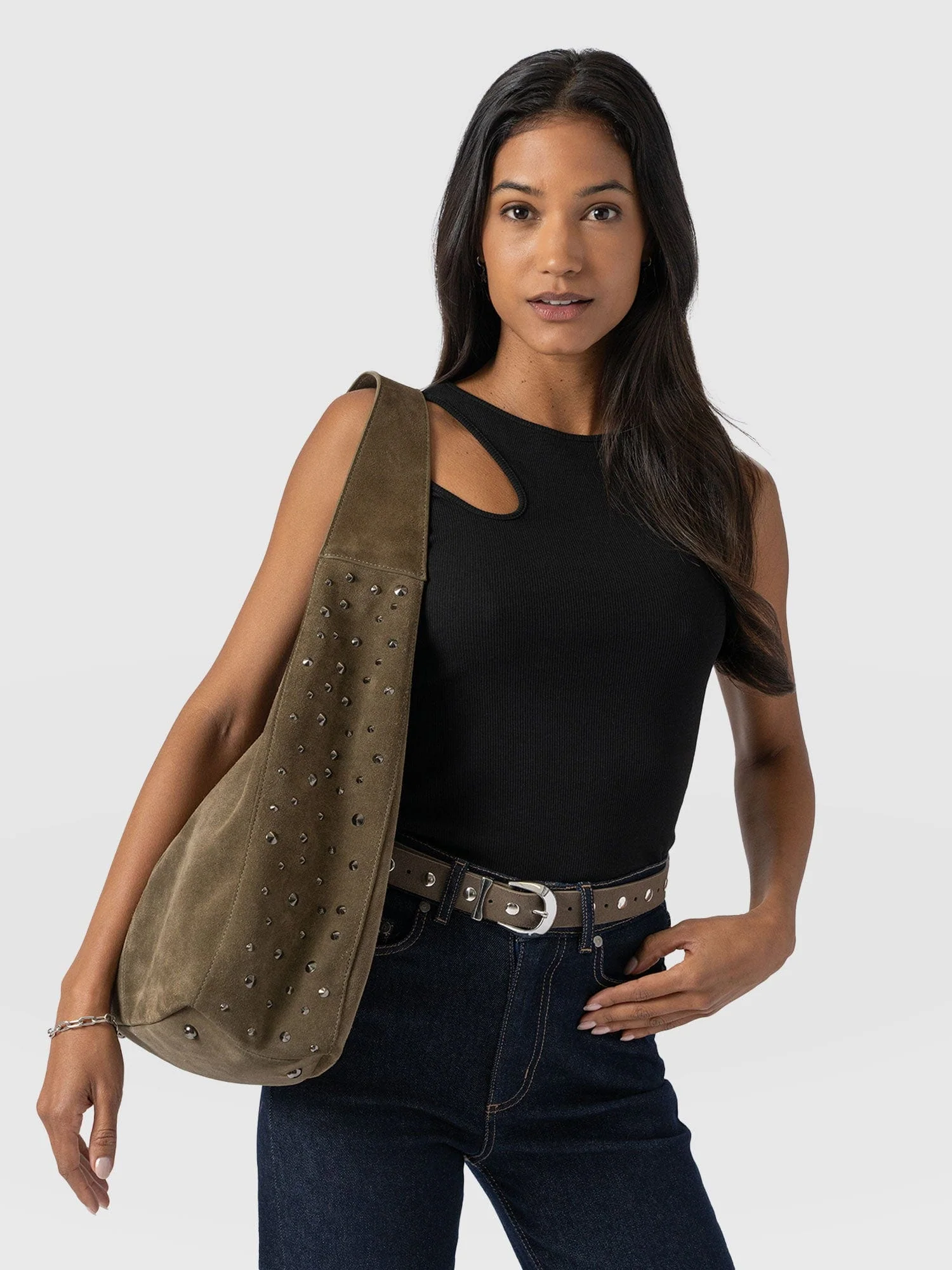 Axel Cut Out Vest - Black - Image 2