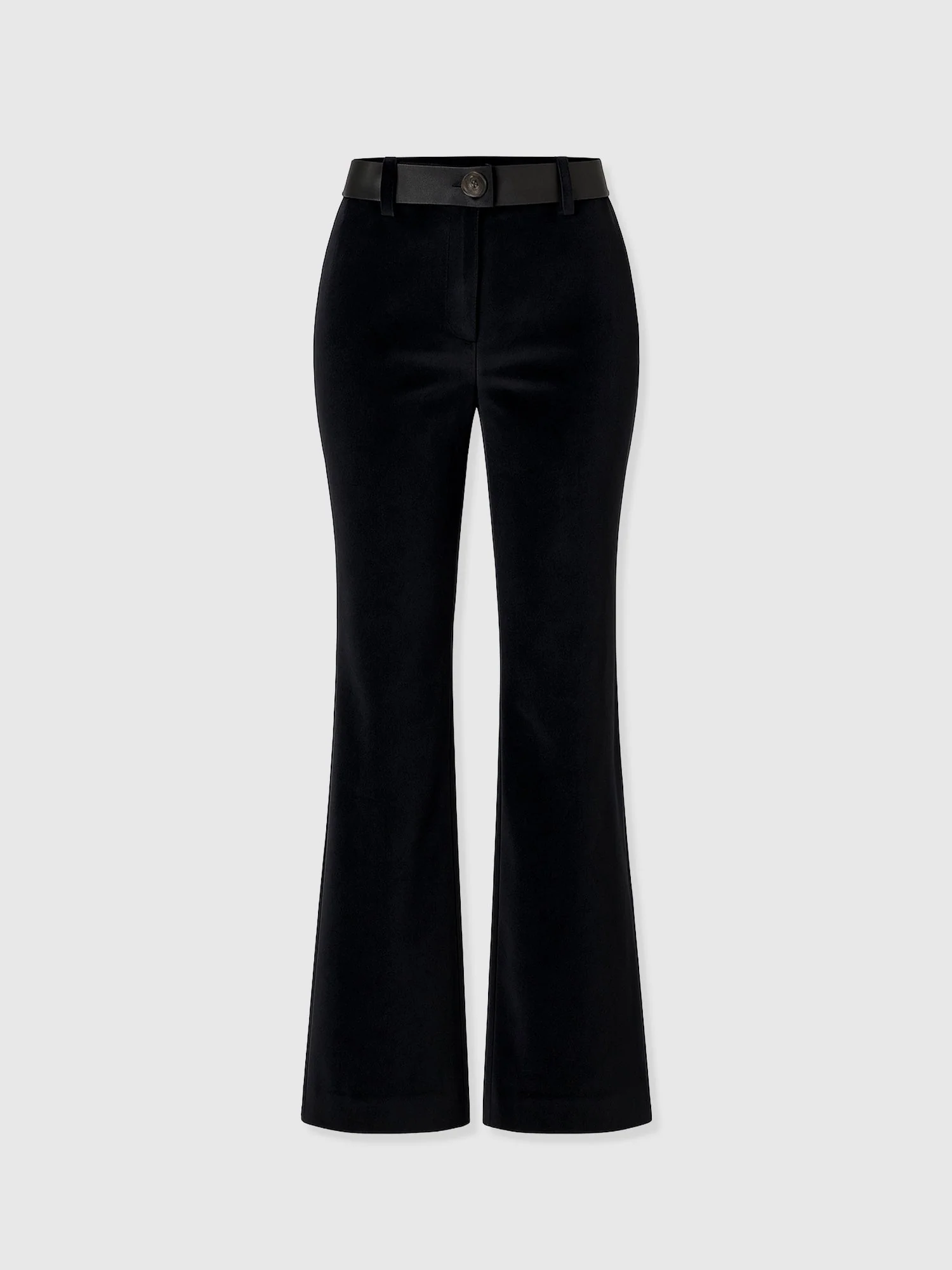 Axel Flared Pant - Black Velvet - Image 7