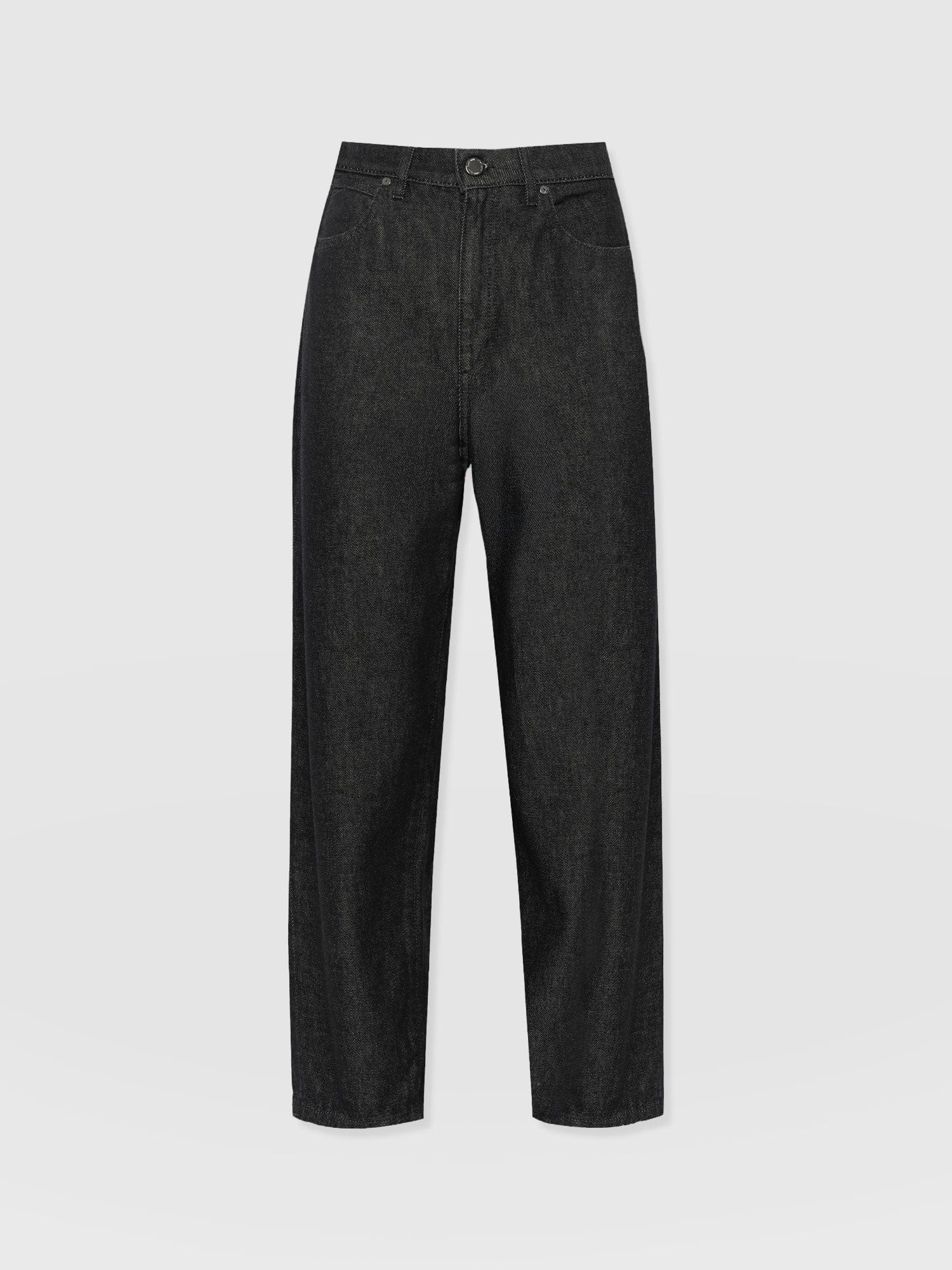 Barrel Leg Jean - Black - Image 7
