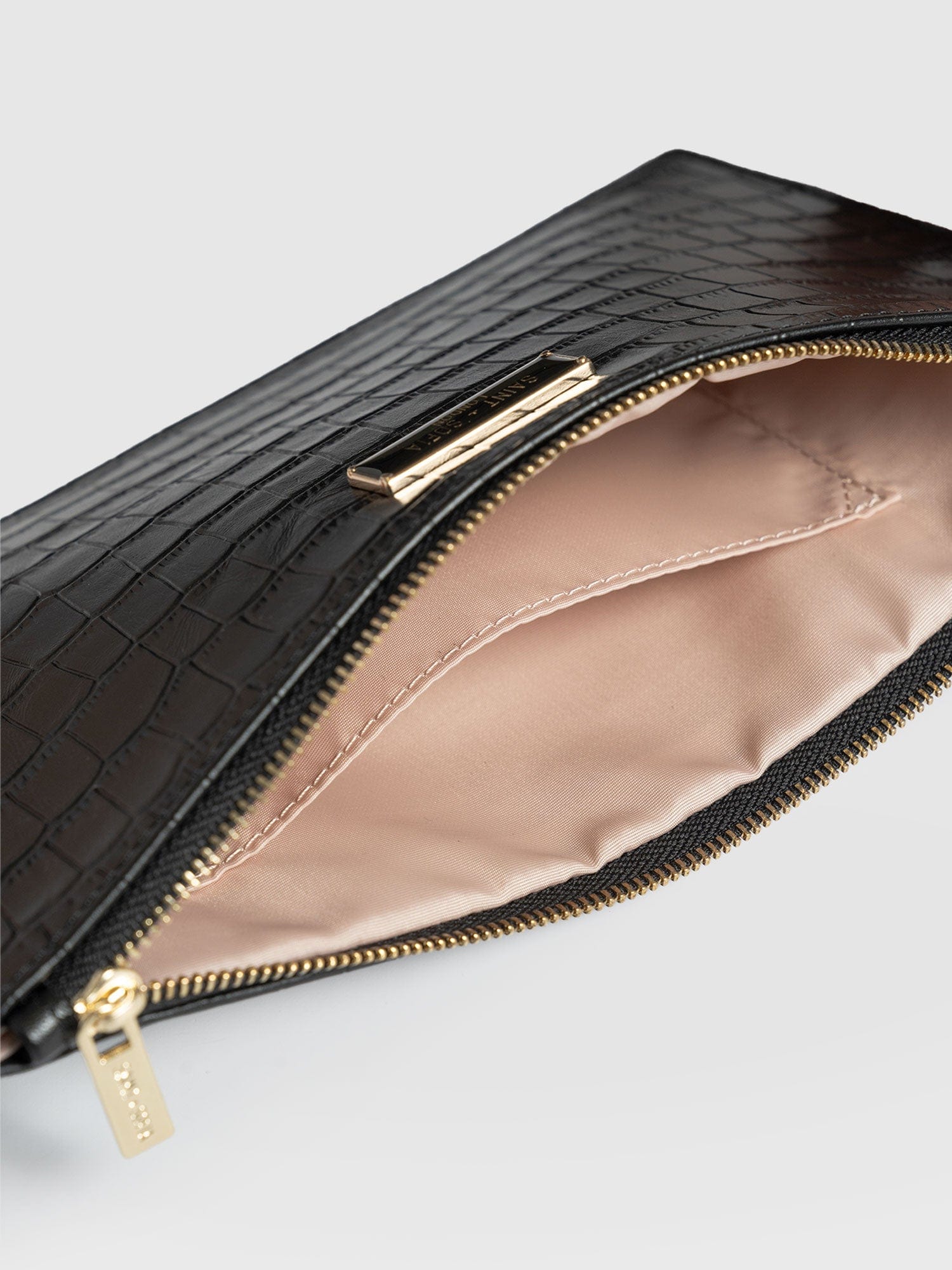 Beauty Pouch - Black Croc - Image 3