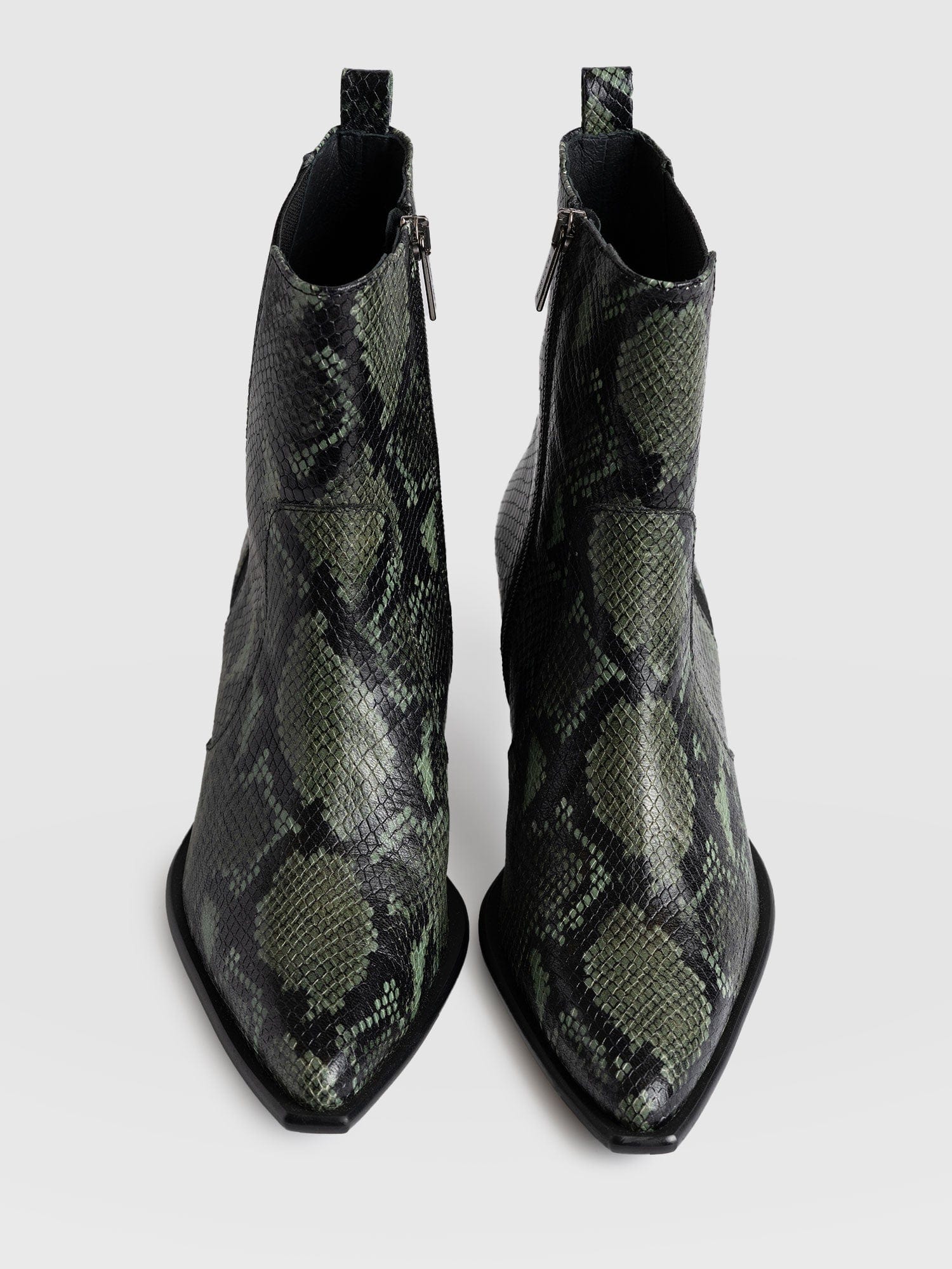 Billie Snake Boot - Green - Image 4