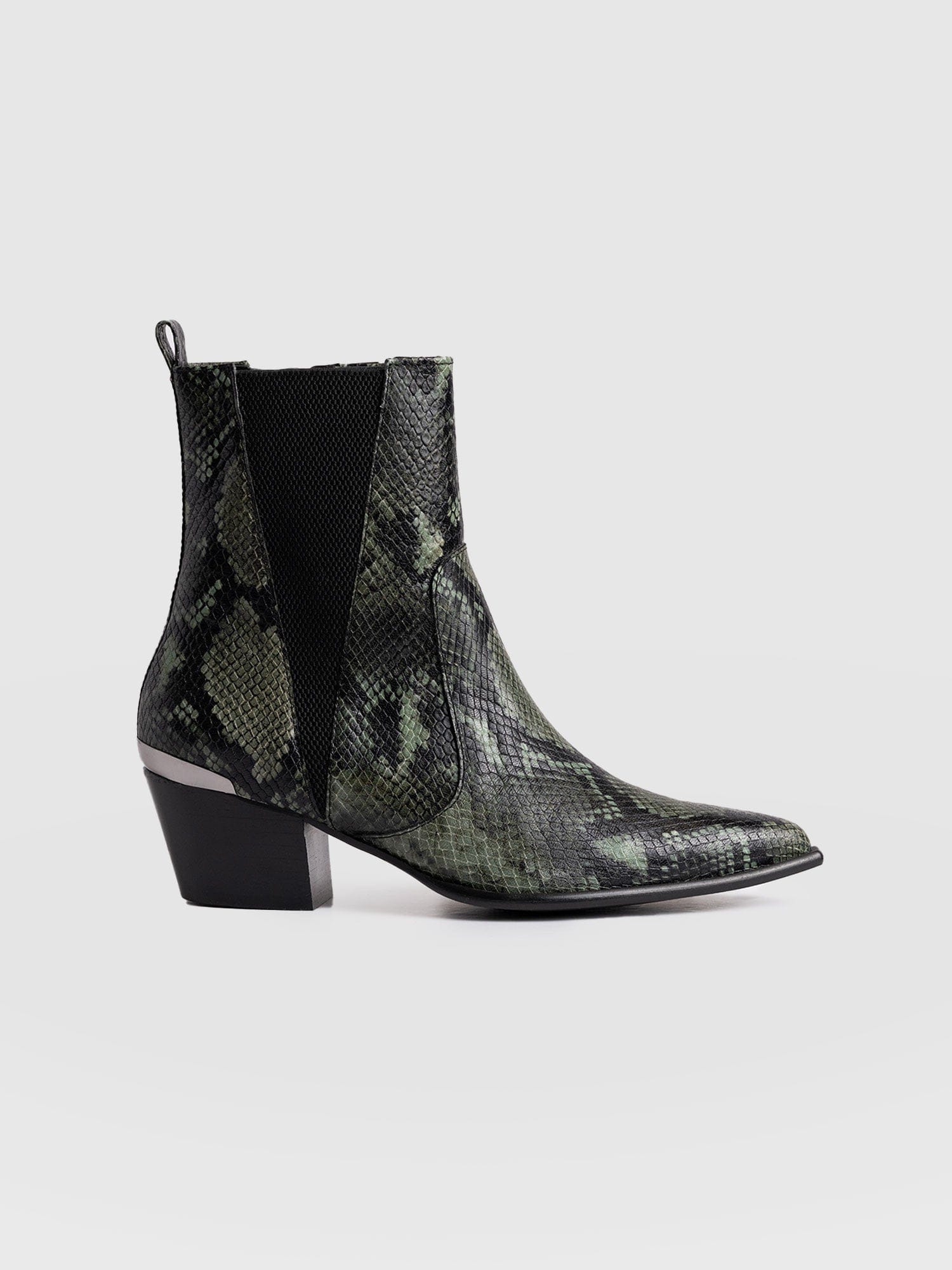 Billie Snake Boot - Green - Image 7
