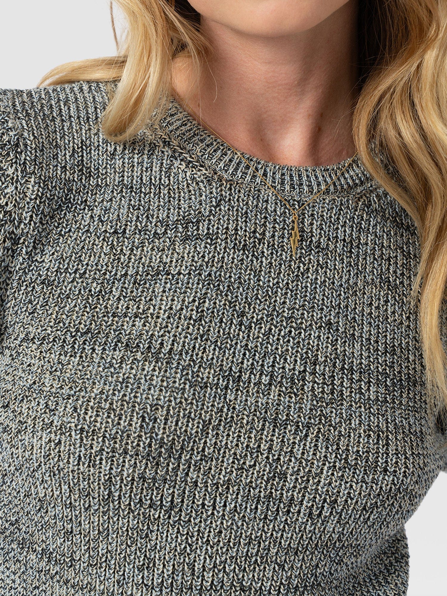Blair Knit Tee - Black/Blue/Yellow - Image 5
