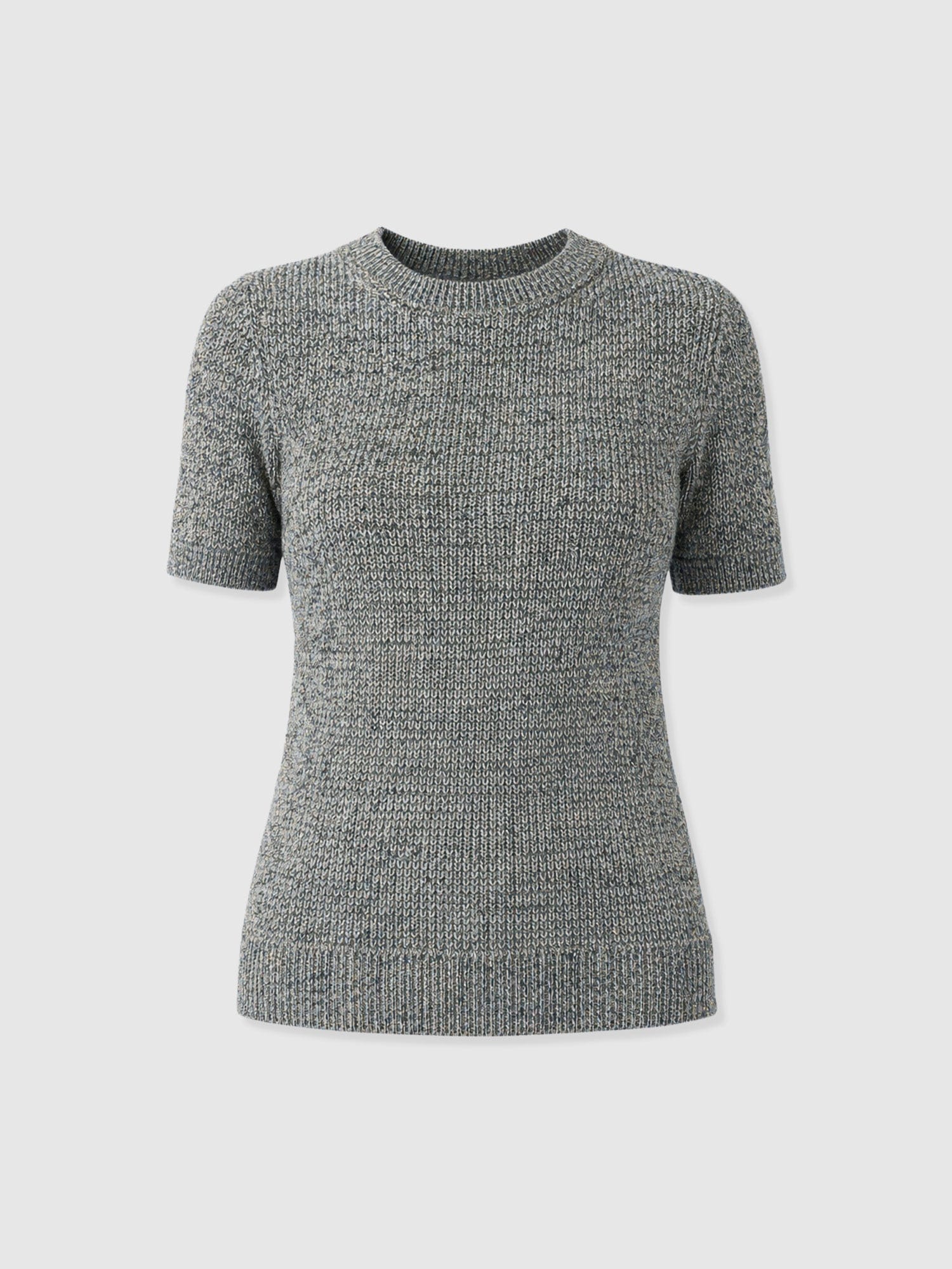 Blair Knit Tee - Black/Blue/Yellow - Image 7