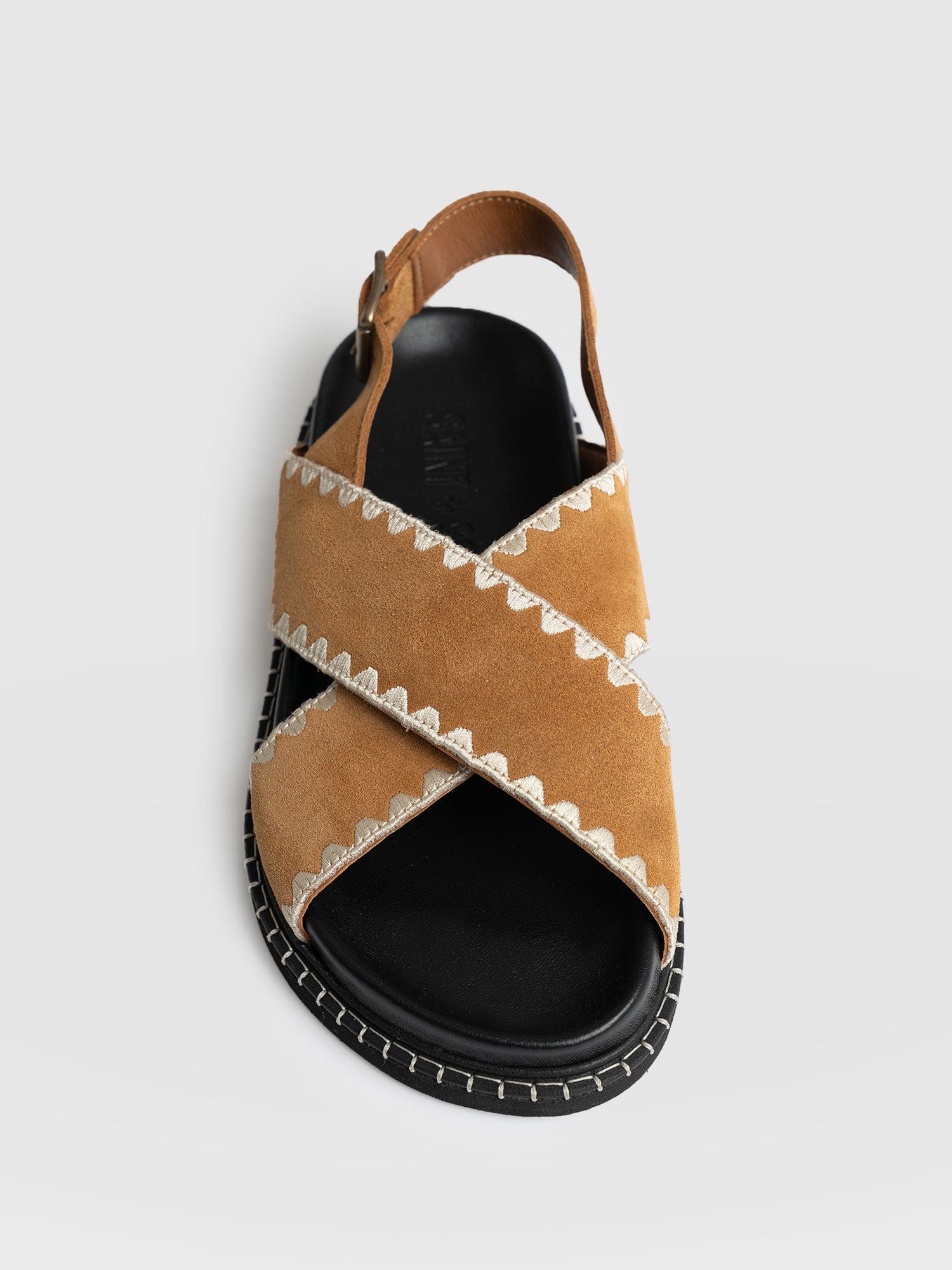 Bonnie Cross Over Sandals - Tan - Image 4
