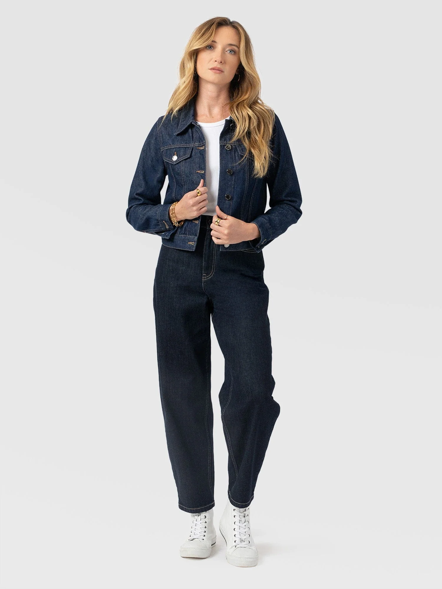 Bowie Denim Jacket - Indigo Blue - Image 2