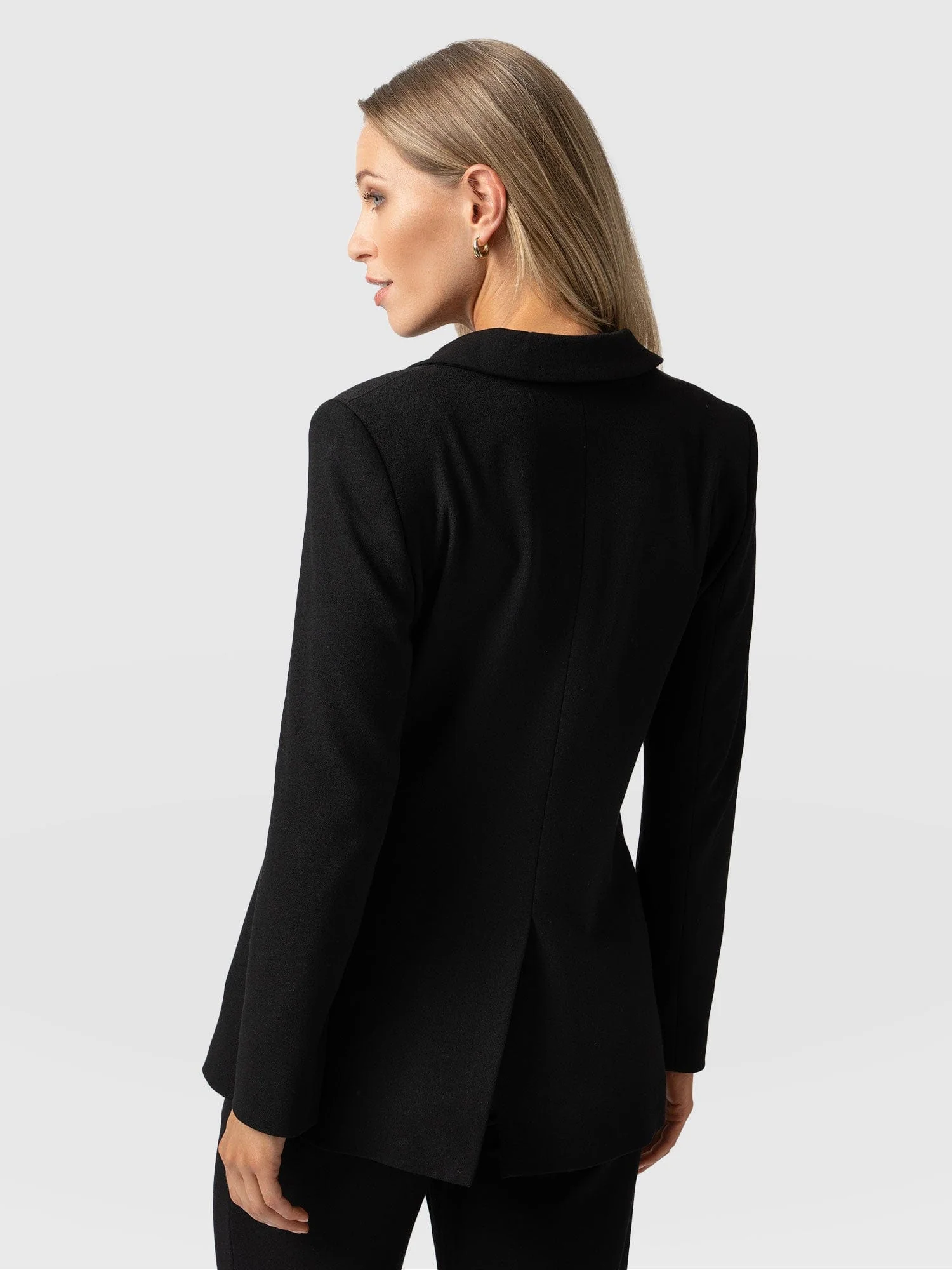 Cambridge Blazer Crepe - Black - Image 5