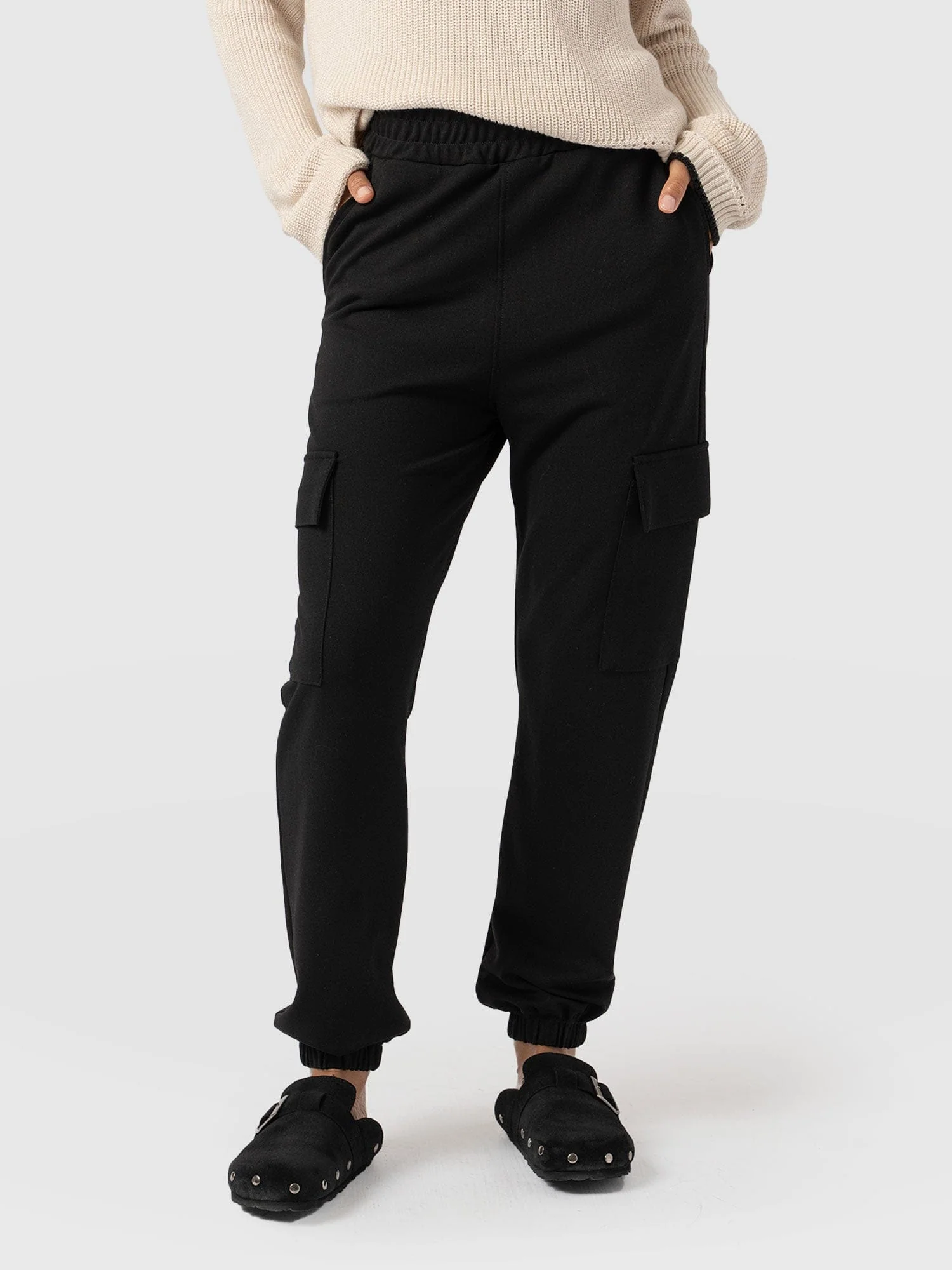 Cargo Tapered Pant - Black - Image 2