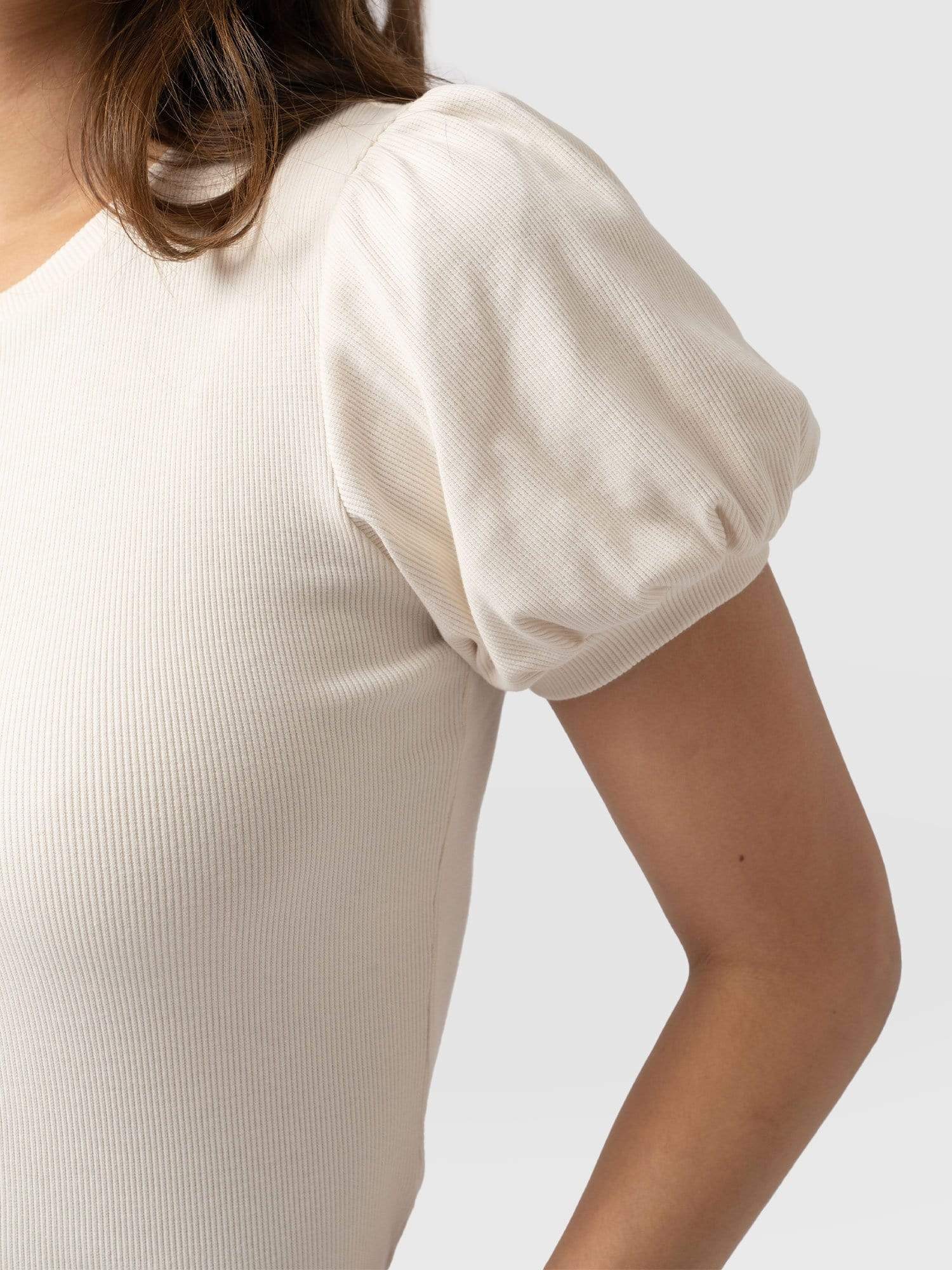 Cavendish Tee - Cream - Image 6