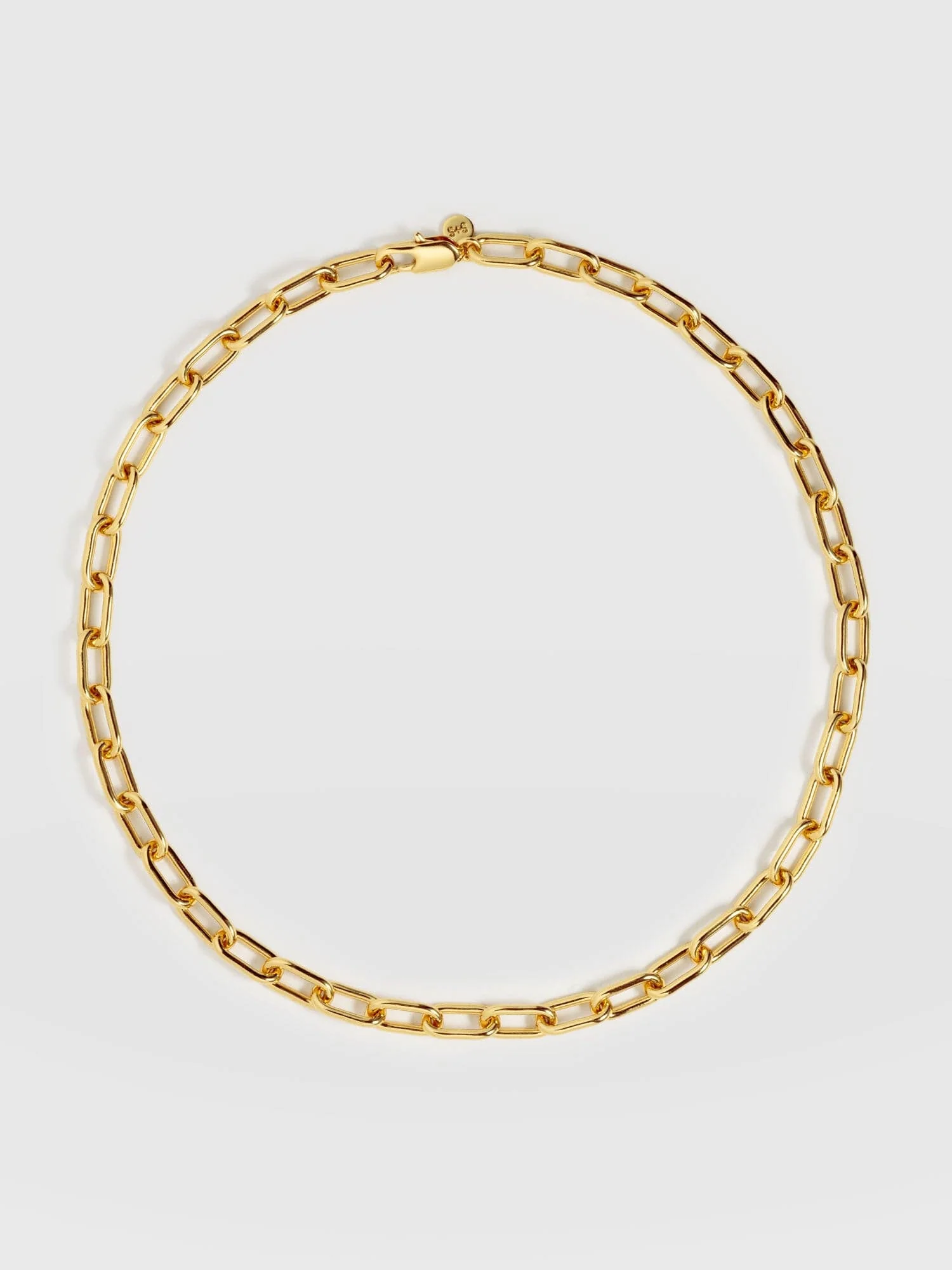 Cable Chain Necklace - Gold - Image 6