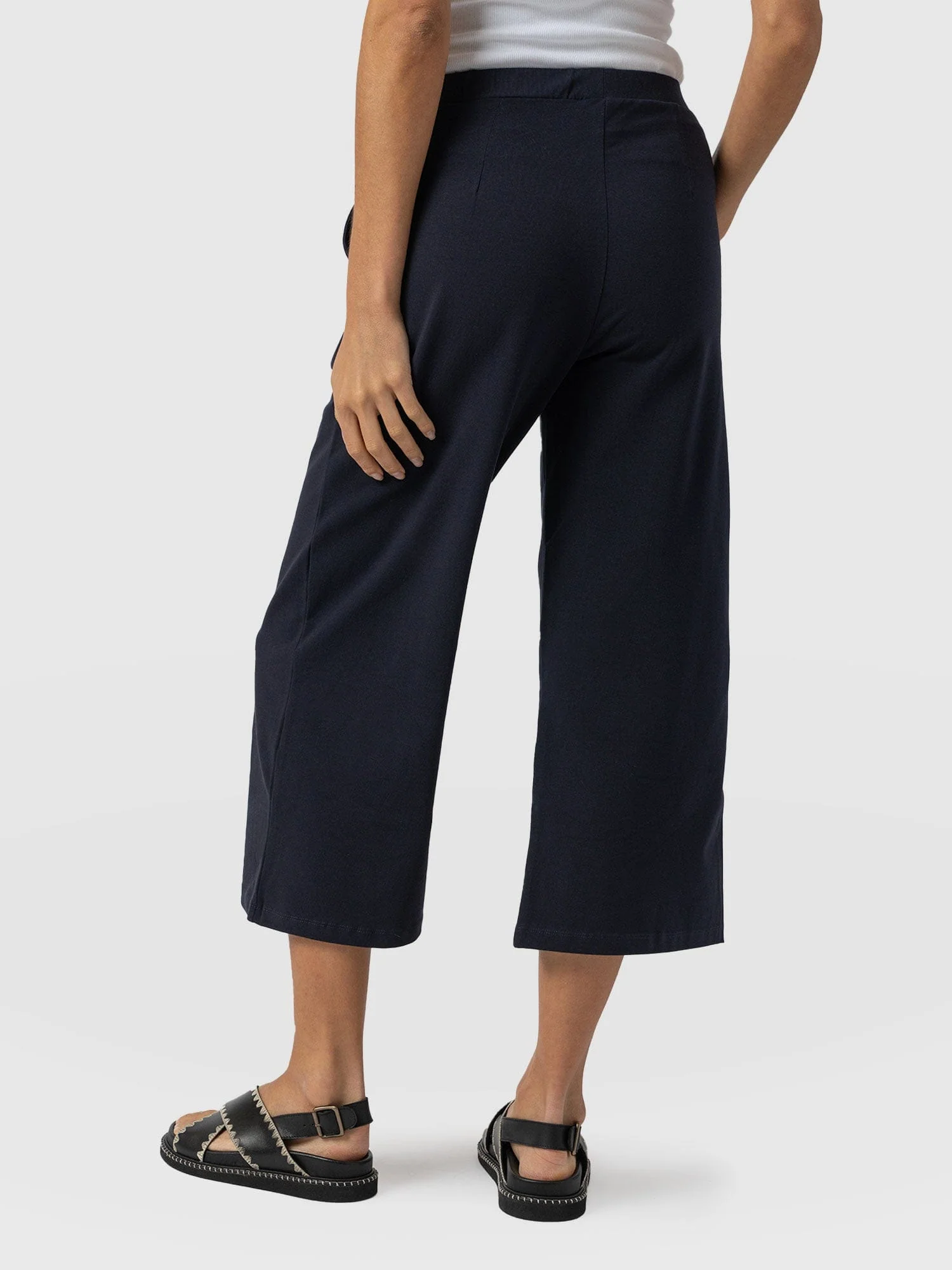 City Culotte - Navy Pleats - Image 6