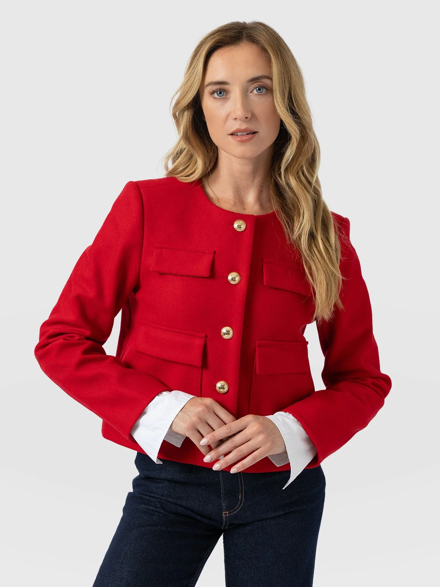 Colette Jacket - Red - Image 2
