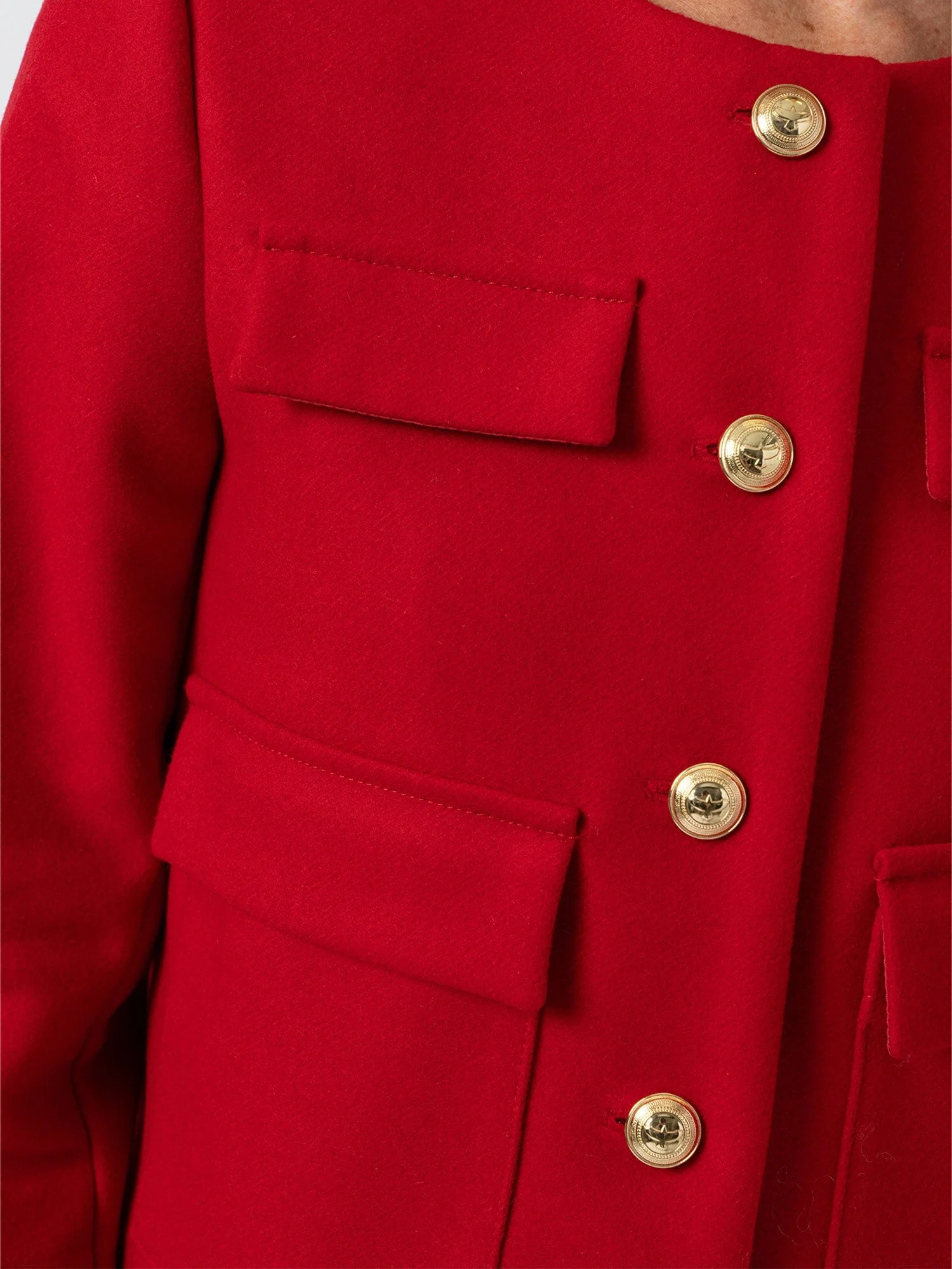 Colette Jacket - Red - Image 5