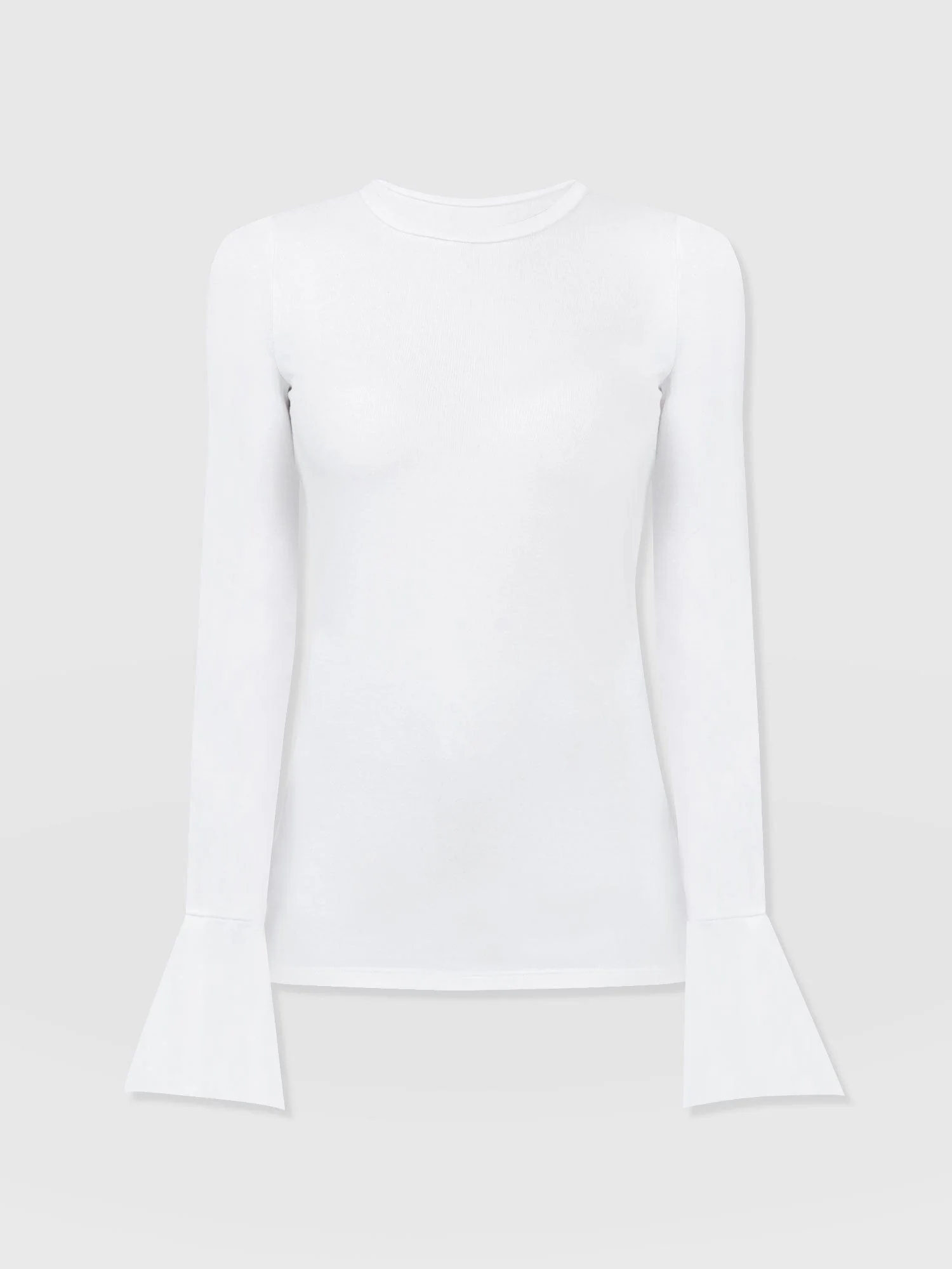 Connie Cuff Tee - White - Image 7