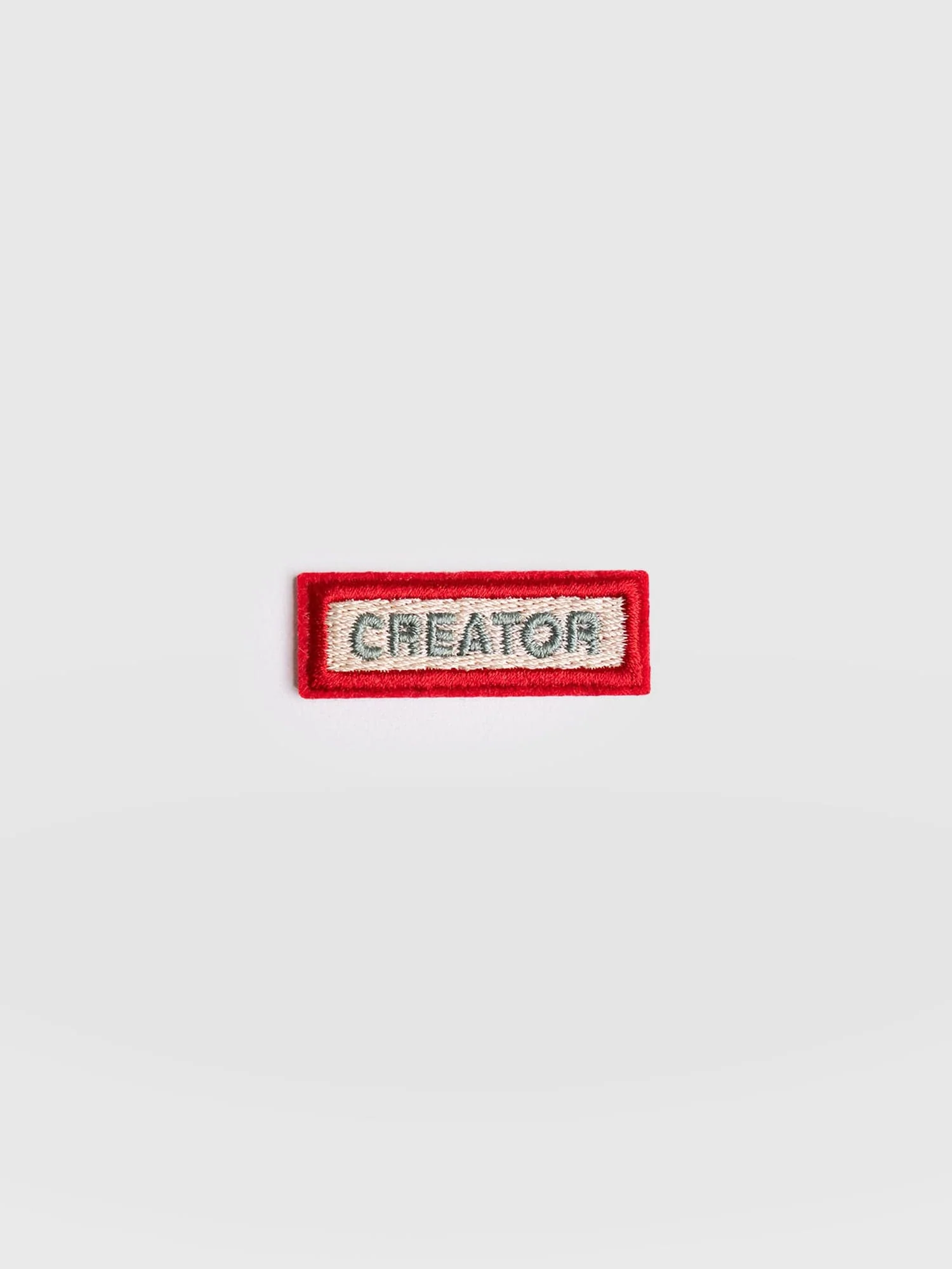 Creator Sticker Badge - Cream