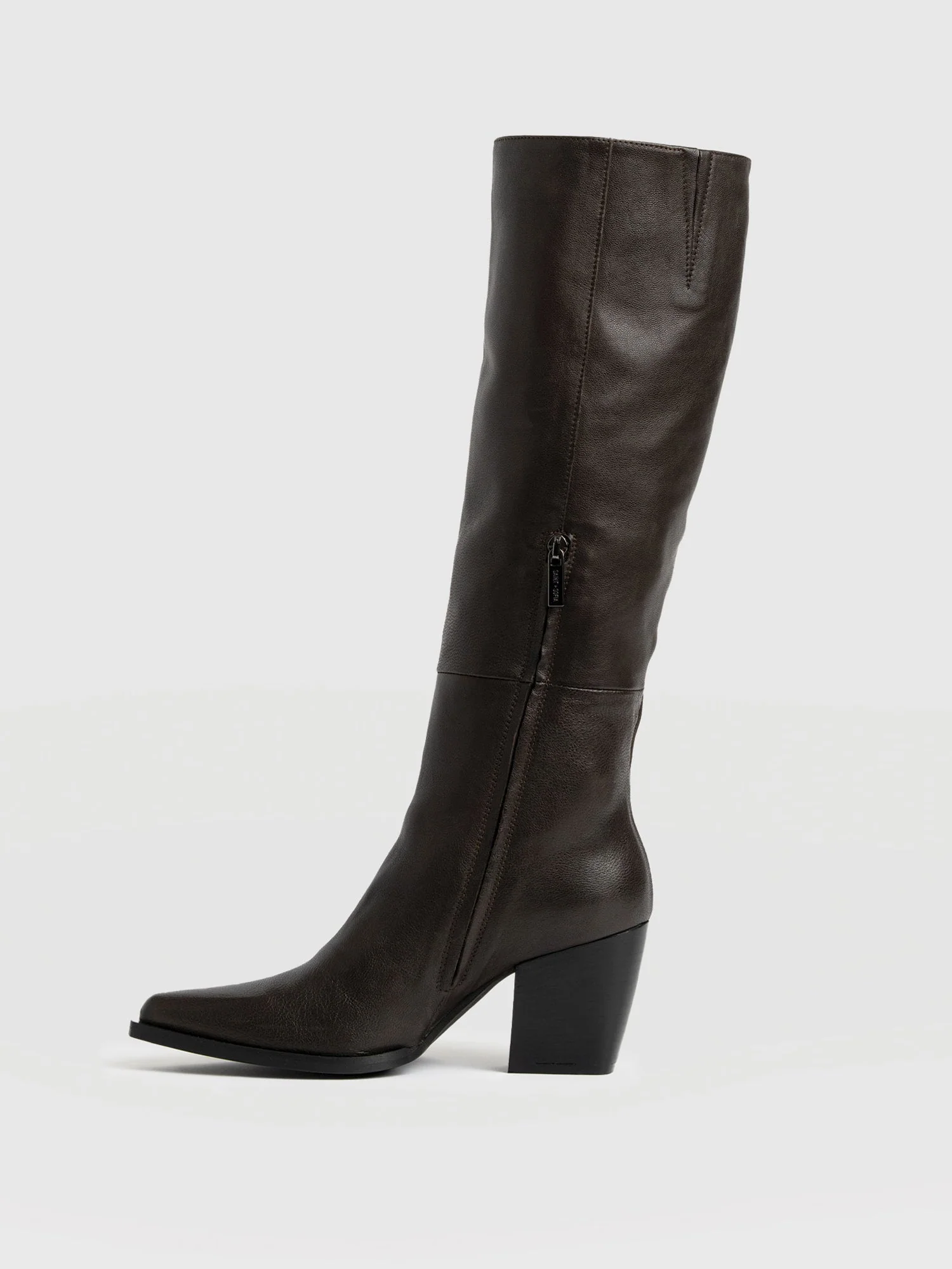 Dallas Knee High Boot - Chocolate - Image 2