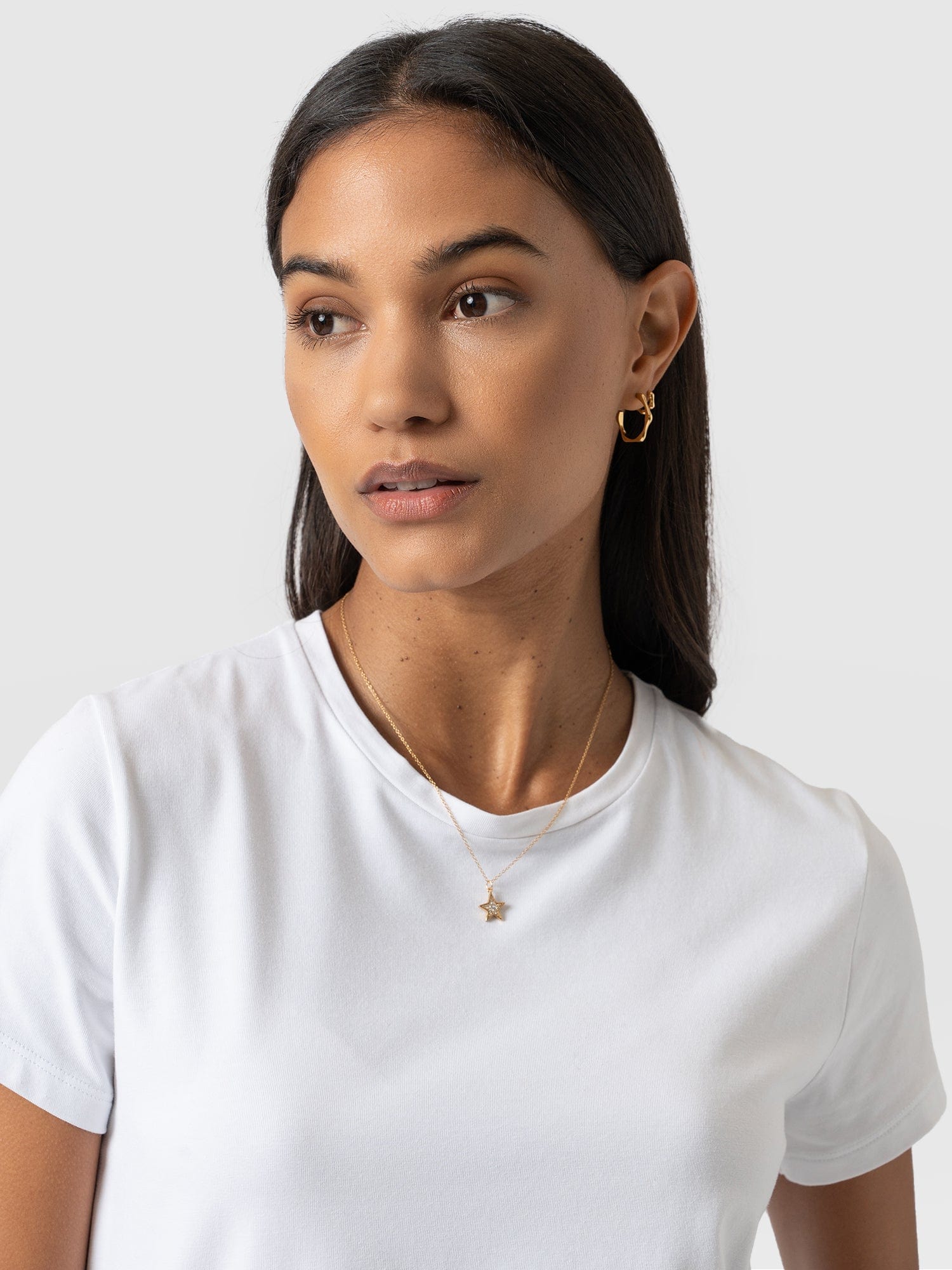 Easy Cotton Tee - White - Image 4