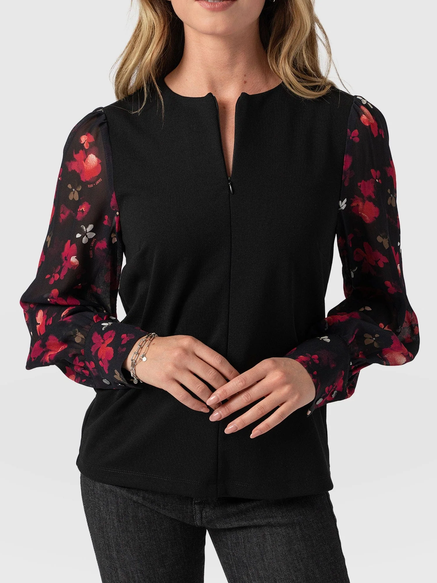 Esme Zip Up Top - Pink Aurora - Image 3