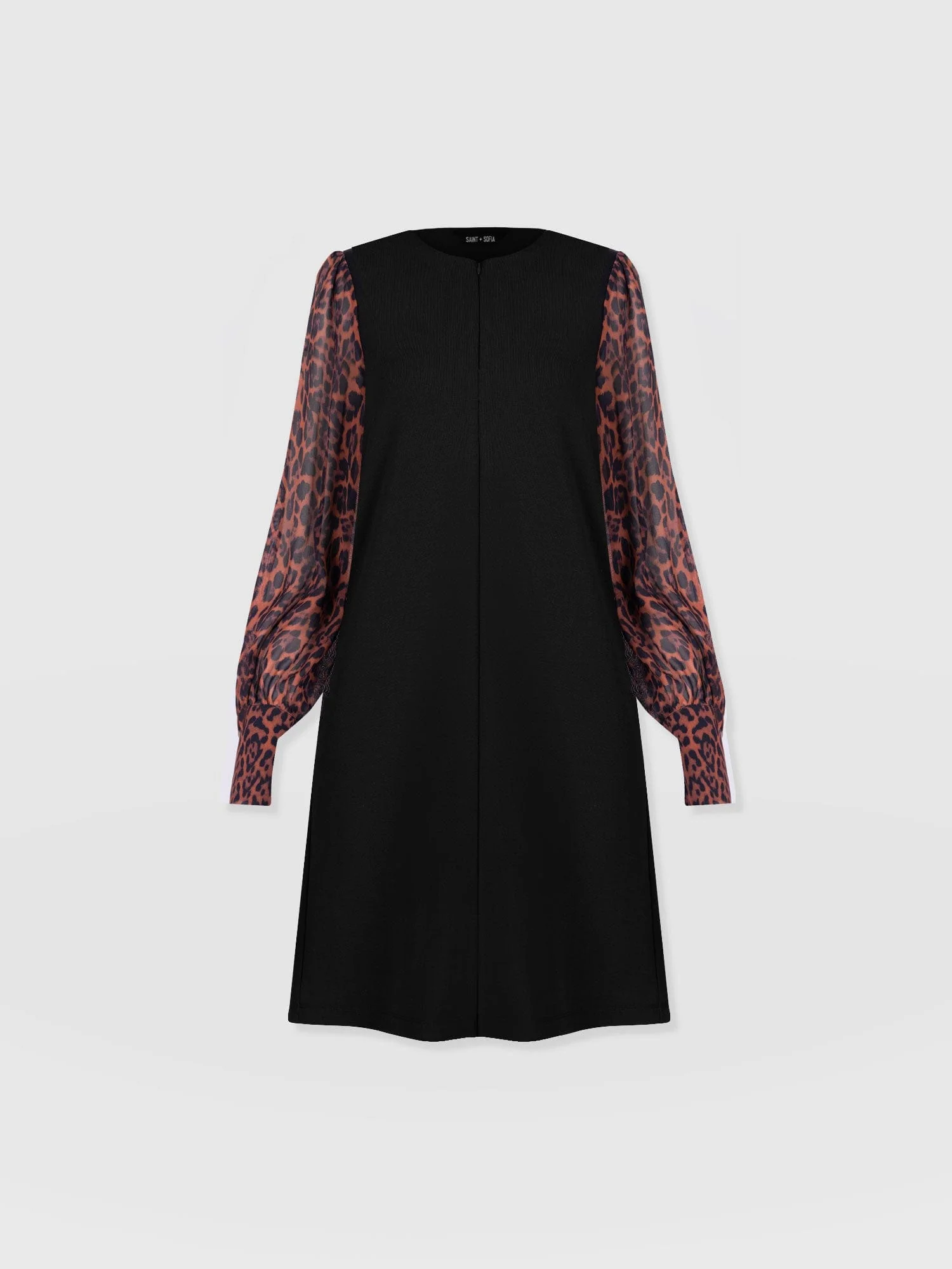 Esme Zip Up Dress - Brown Leopard - Image 7
