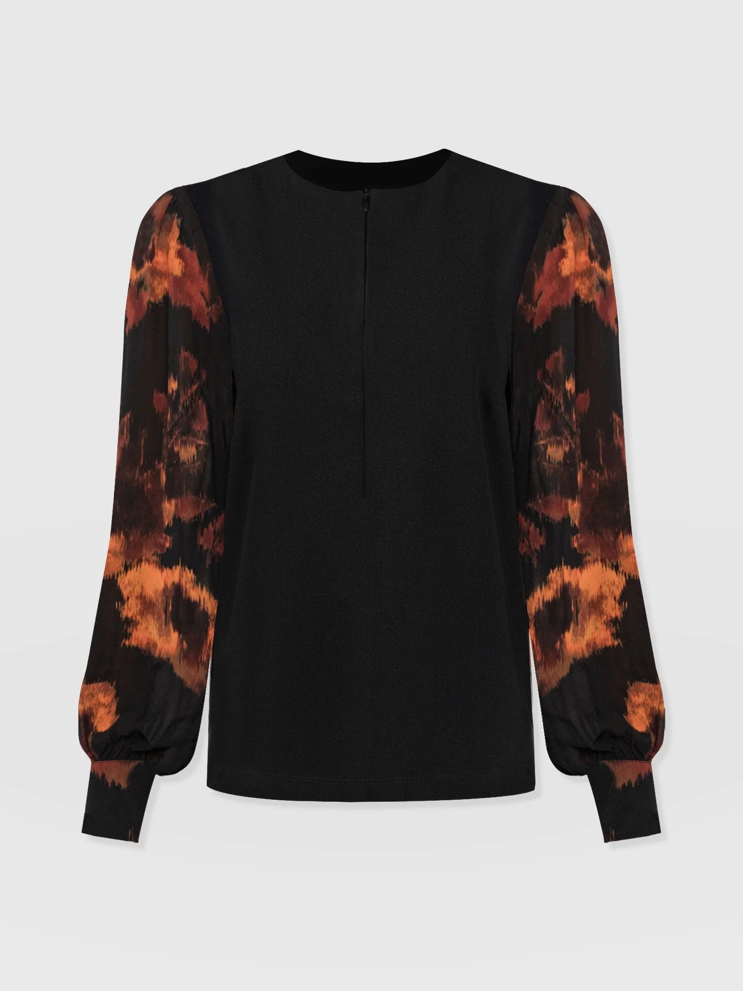Esme Zip Up Top - Autumn Floral - Image 7