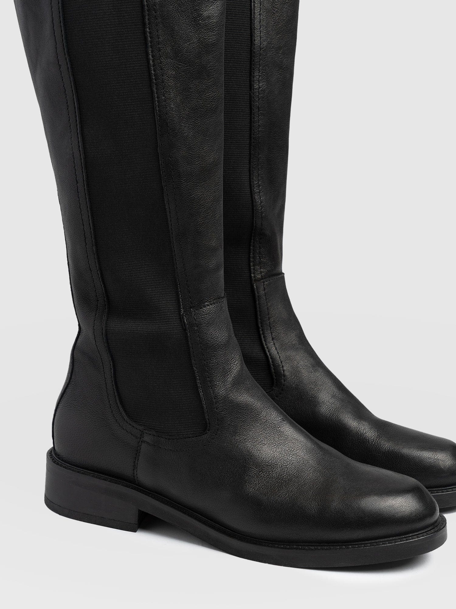 Evelyn Knee High Boot - Black - Image 3