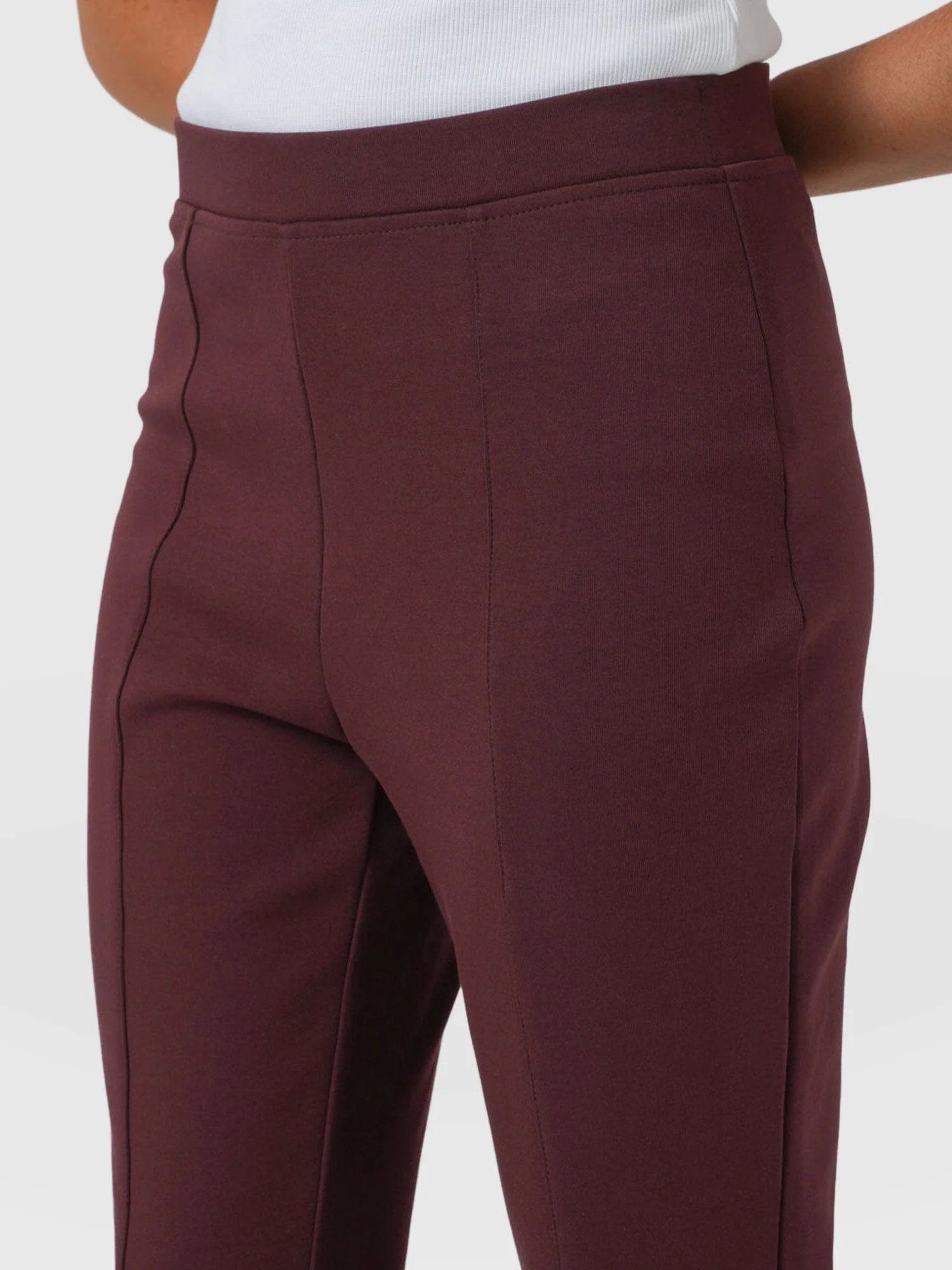 Fearne Flare Legging - Maroon - Image 3