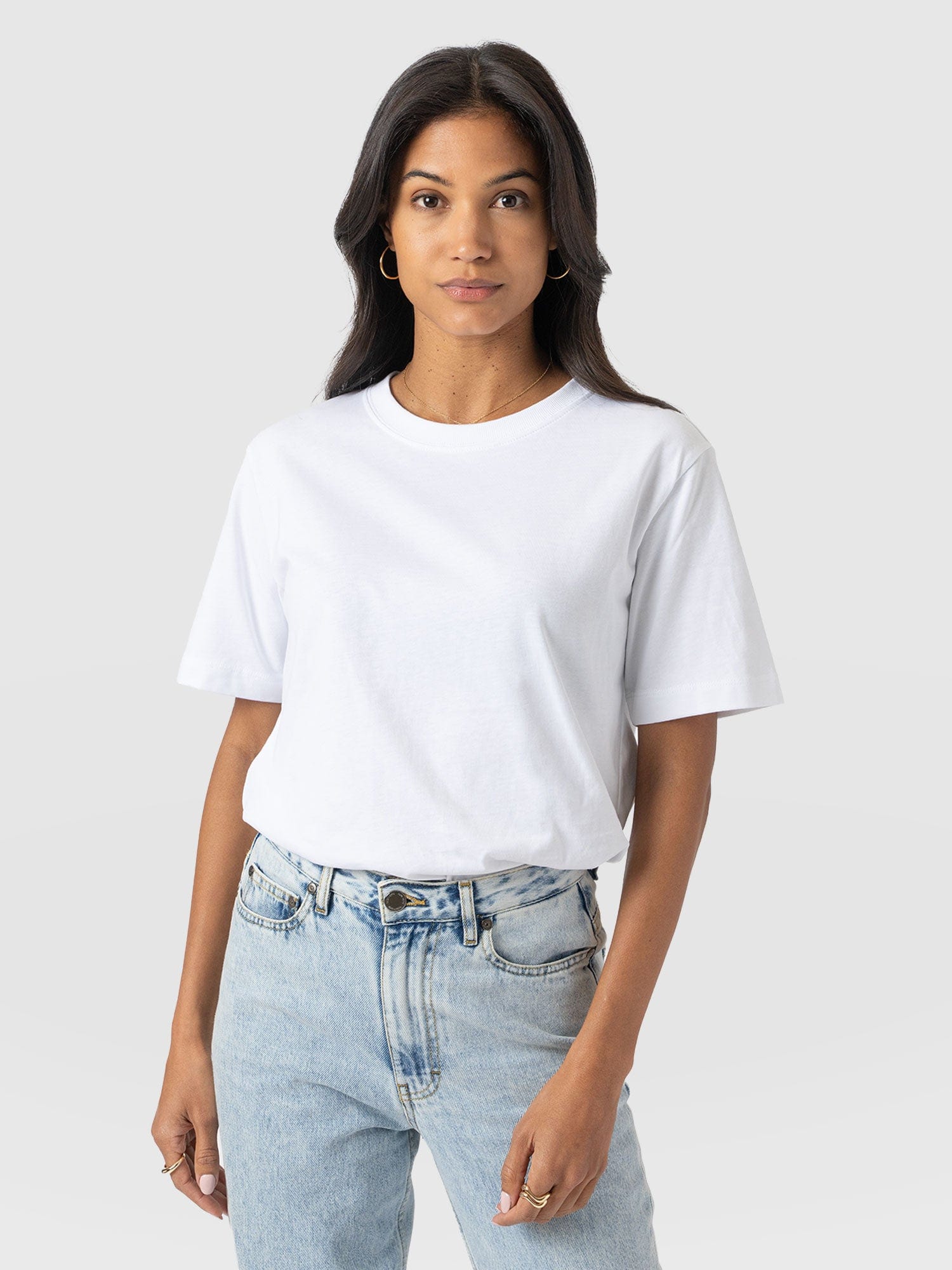 Finsbury Crew Neck Tee - White - Image 2