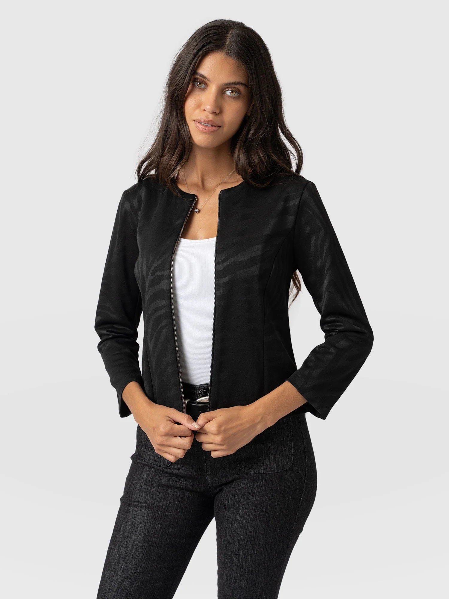 Florence Jacket - Black Zebra - Image 2