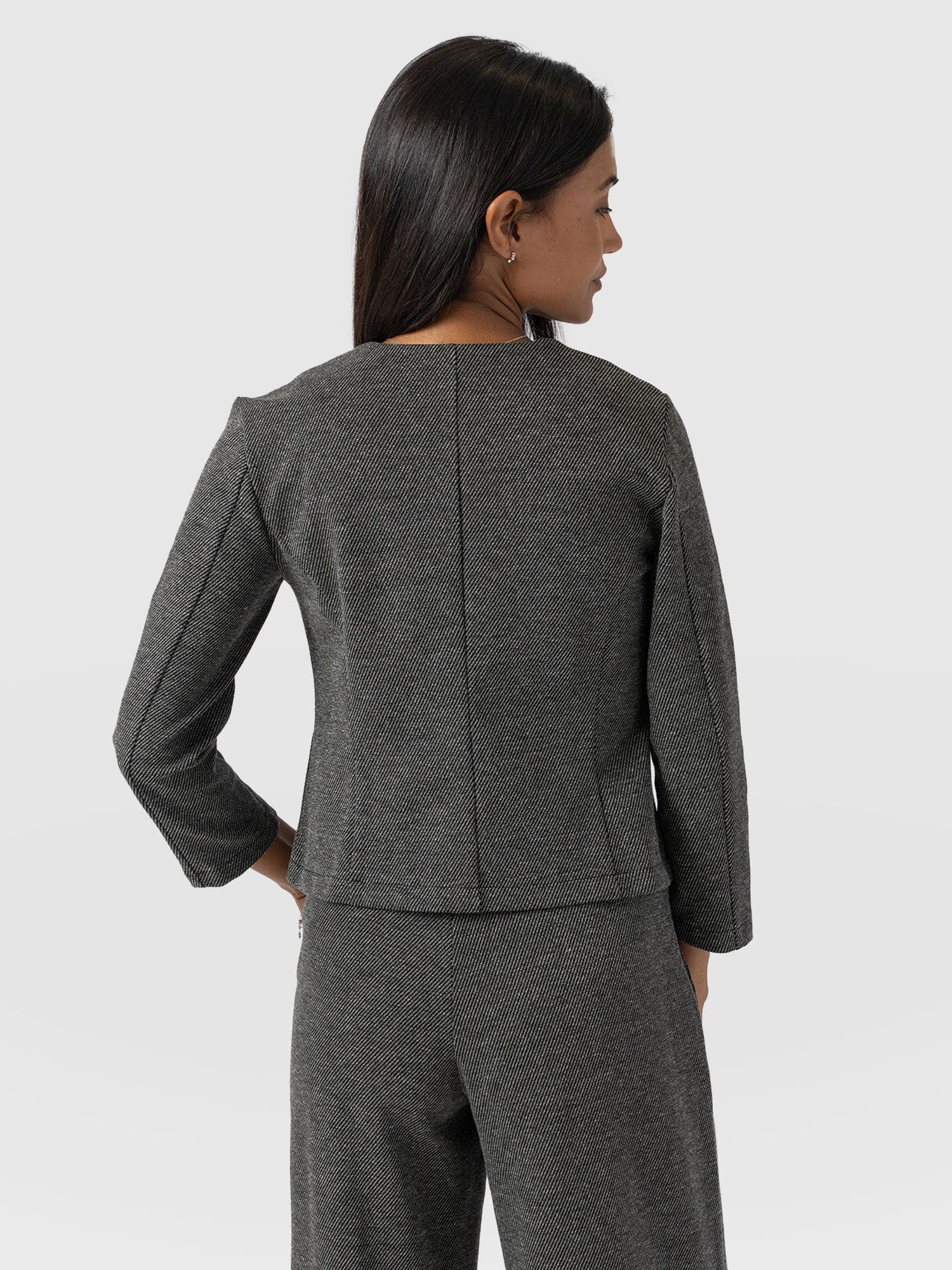 Florence Jacket - Grey Twill - Image 6